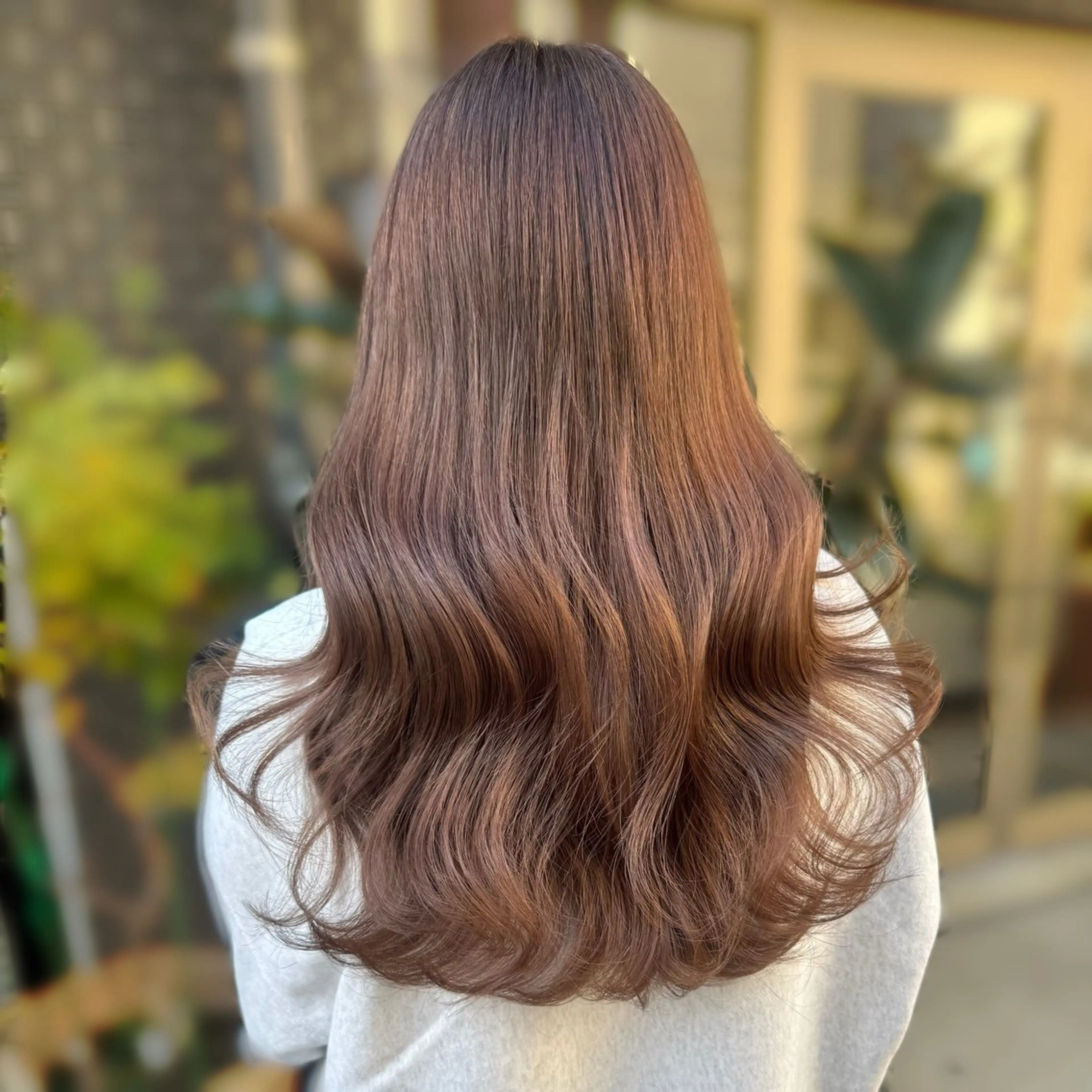 ロング カラー カット ヘアカラー トリートメント kana ブリーチなしカラー✨のヘアスタイル