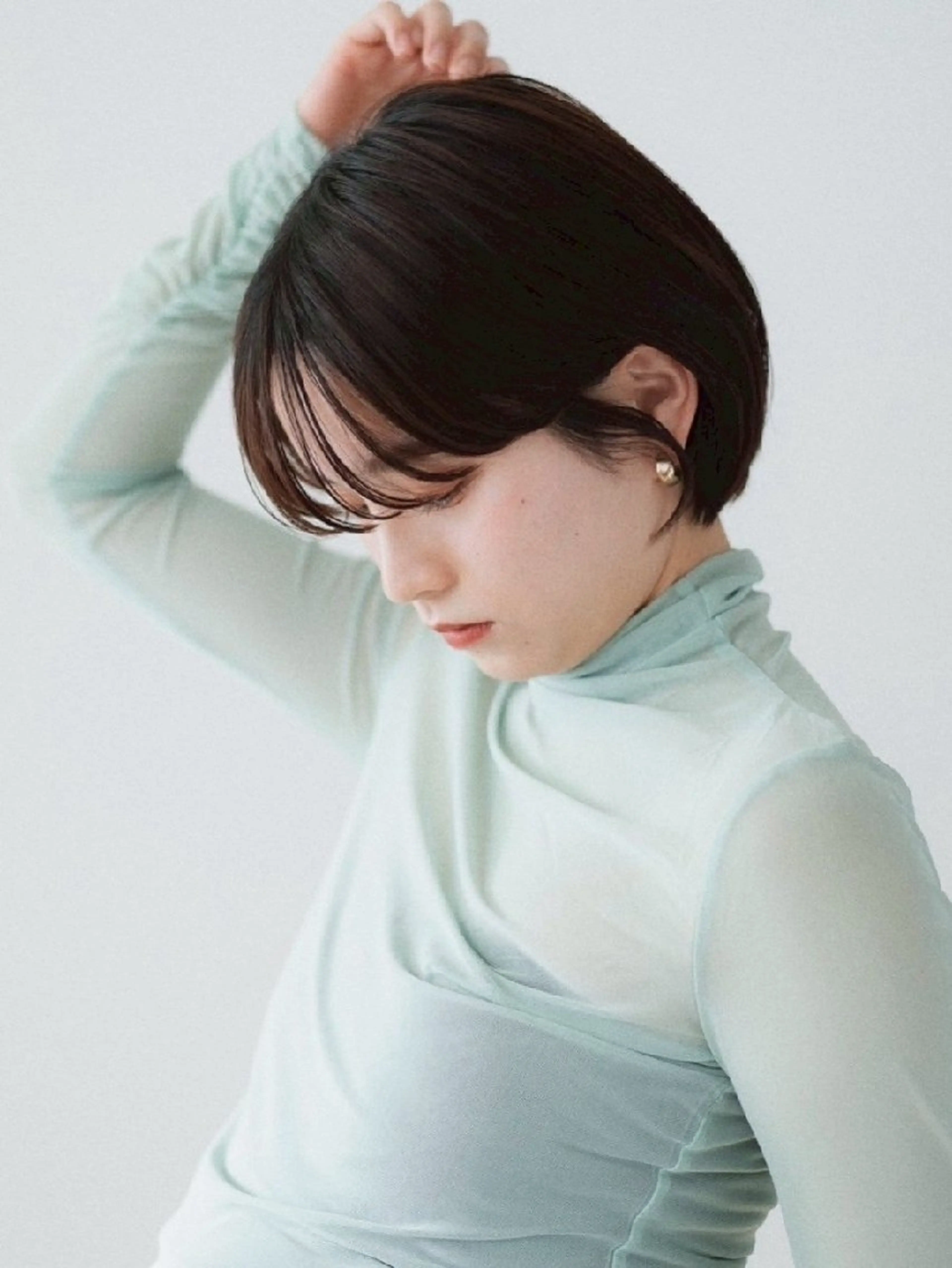 ショート カラー パーマ ヘアアレンジ 田邉 真之助のヘアスタイル