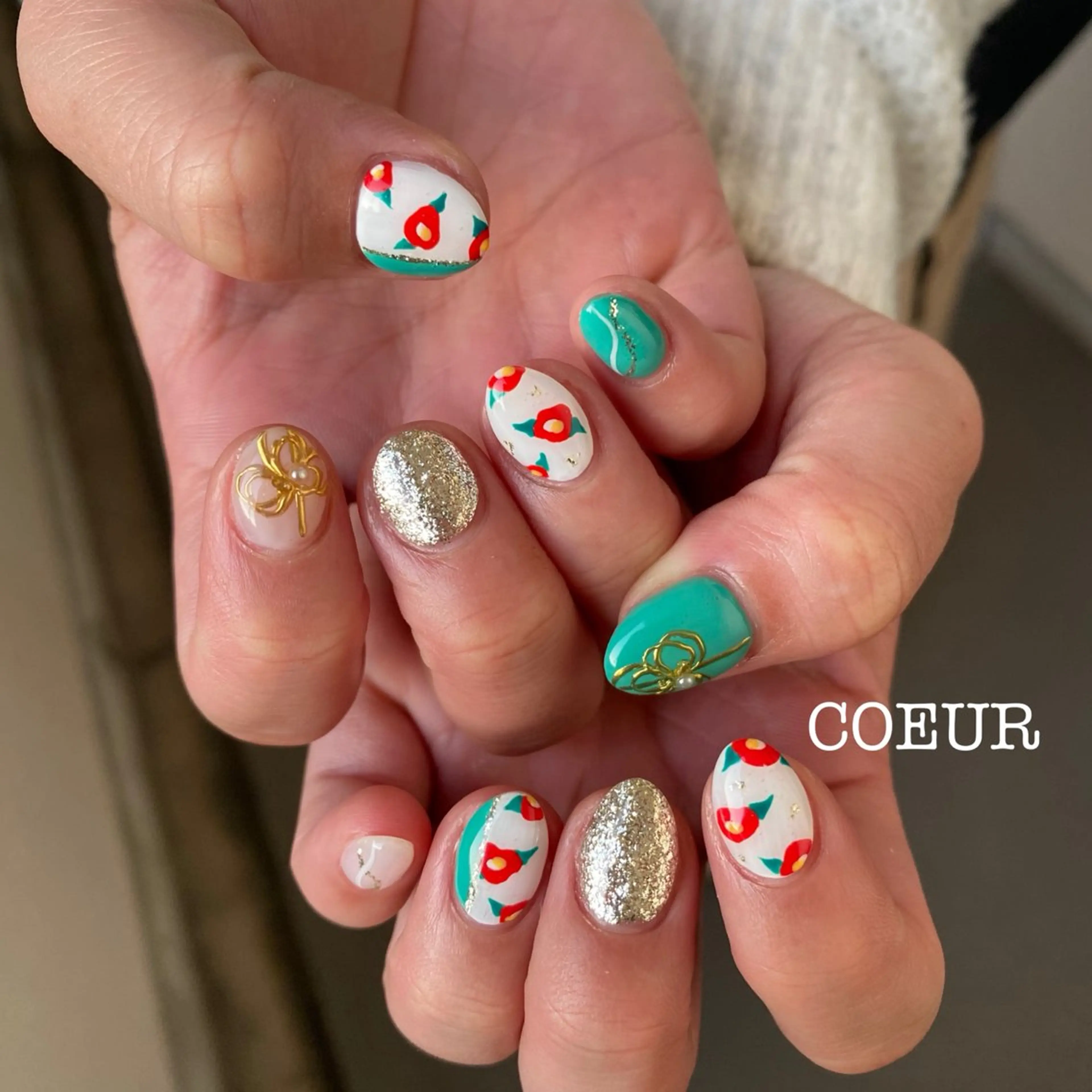 ネイル ハンドネイル COEUR✴︎ yukikaのネイルデザイン