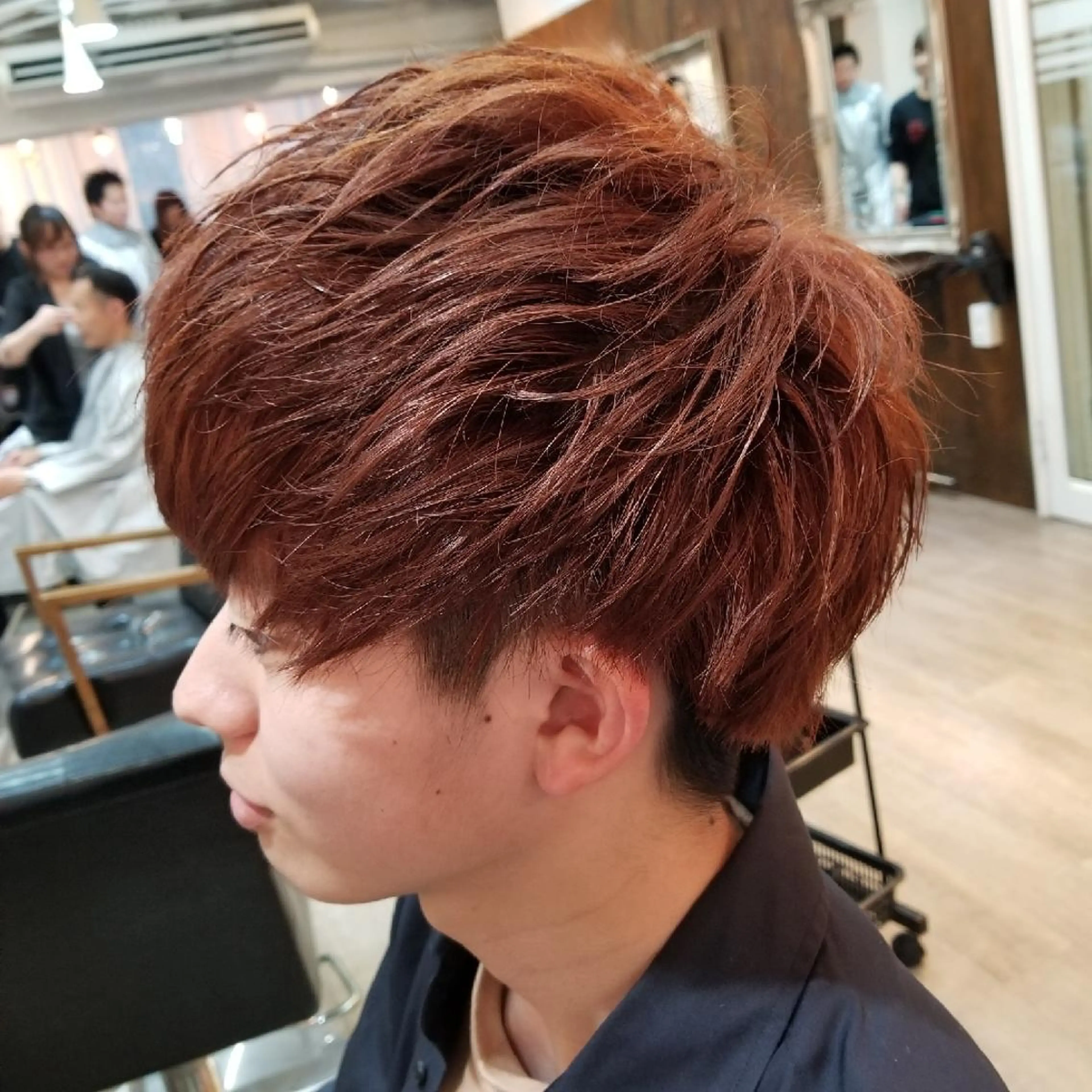 ショート カラー メンズ カット ヘアカラー bathair  所属・bathair 持田侑祐のヘアスタイル