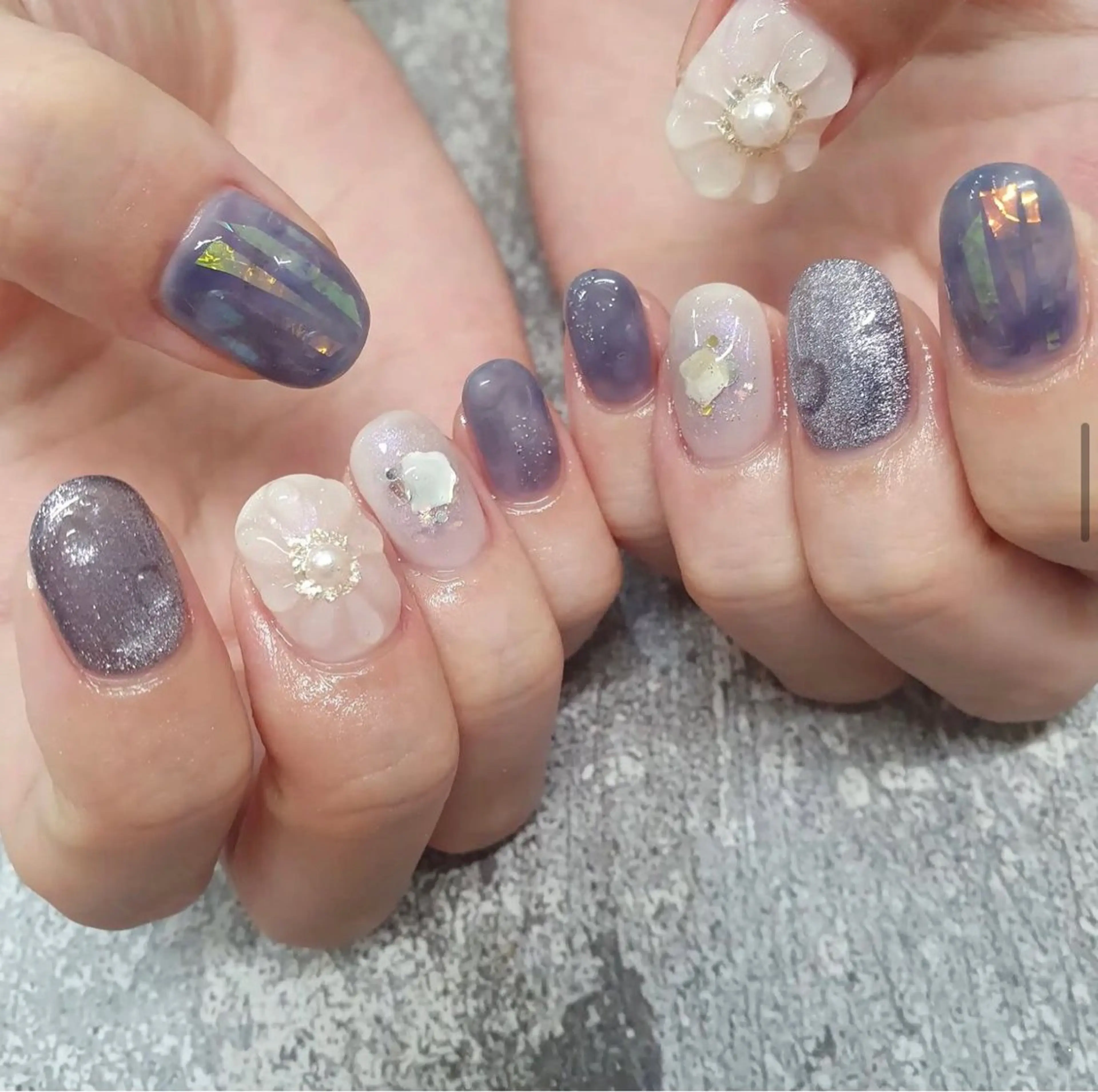 ネイル ハンドネイル nailsalon Lithos所属・nailsalon Recontreのネイルデザイン
