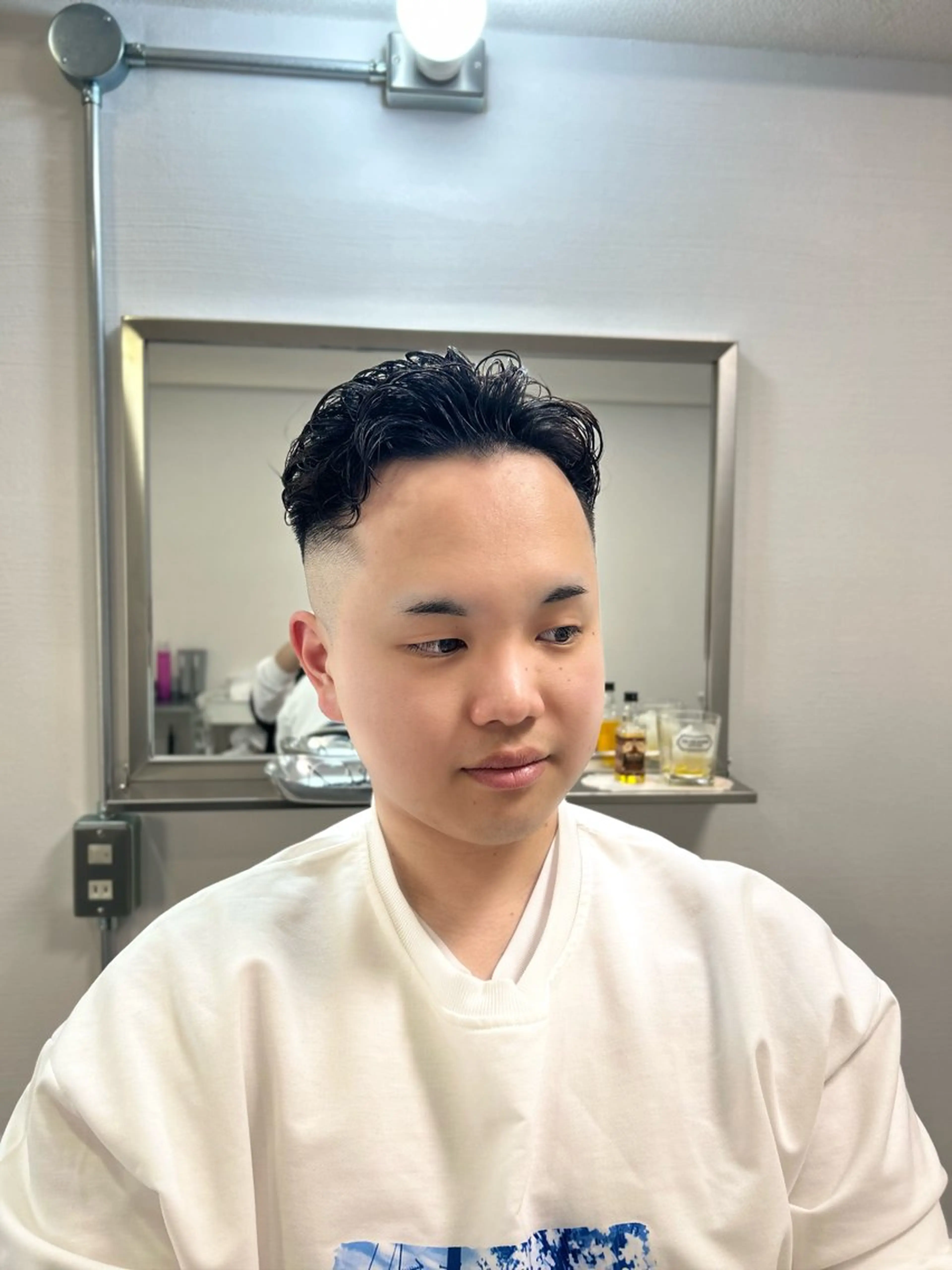 ショート パーマ メンズ カット パーマ 【メンズ限定理容師】 菊池けんたのヘアスタイル