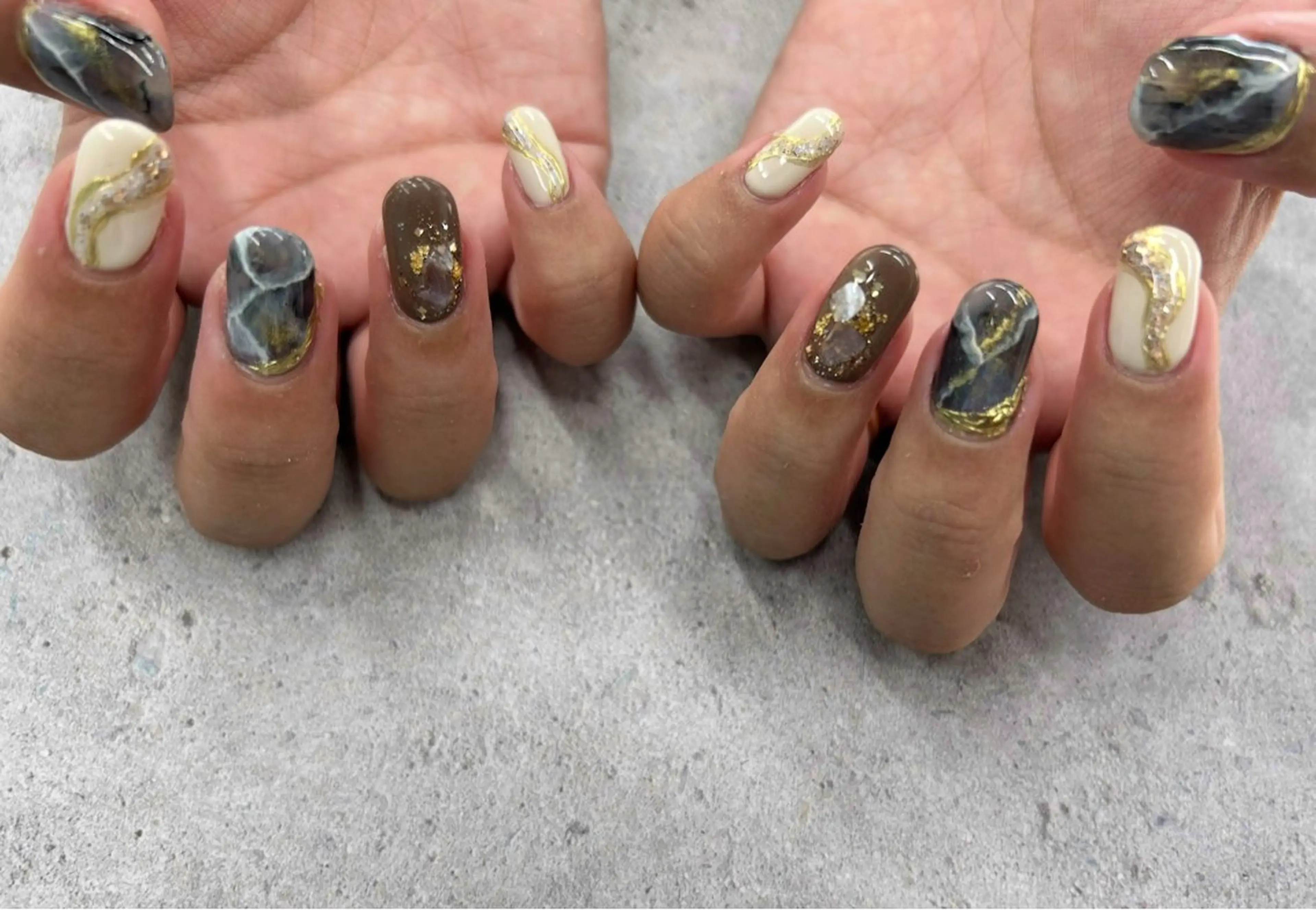 ネイル ニュアンスネイル ハンドネイル Nail Salon agré所属・agré ネイルサロン　アグレのネイルデザイン