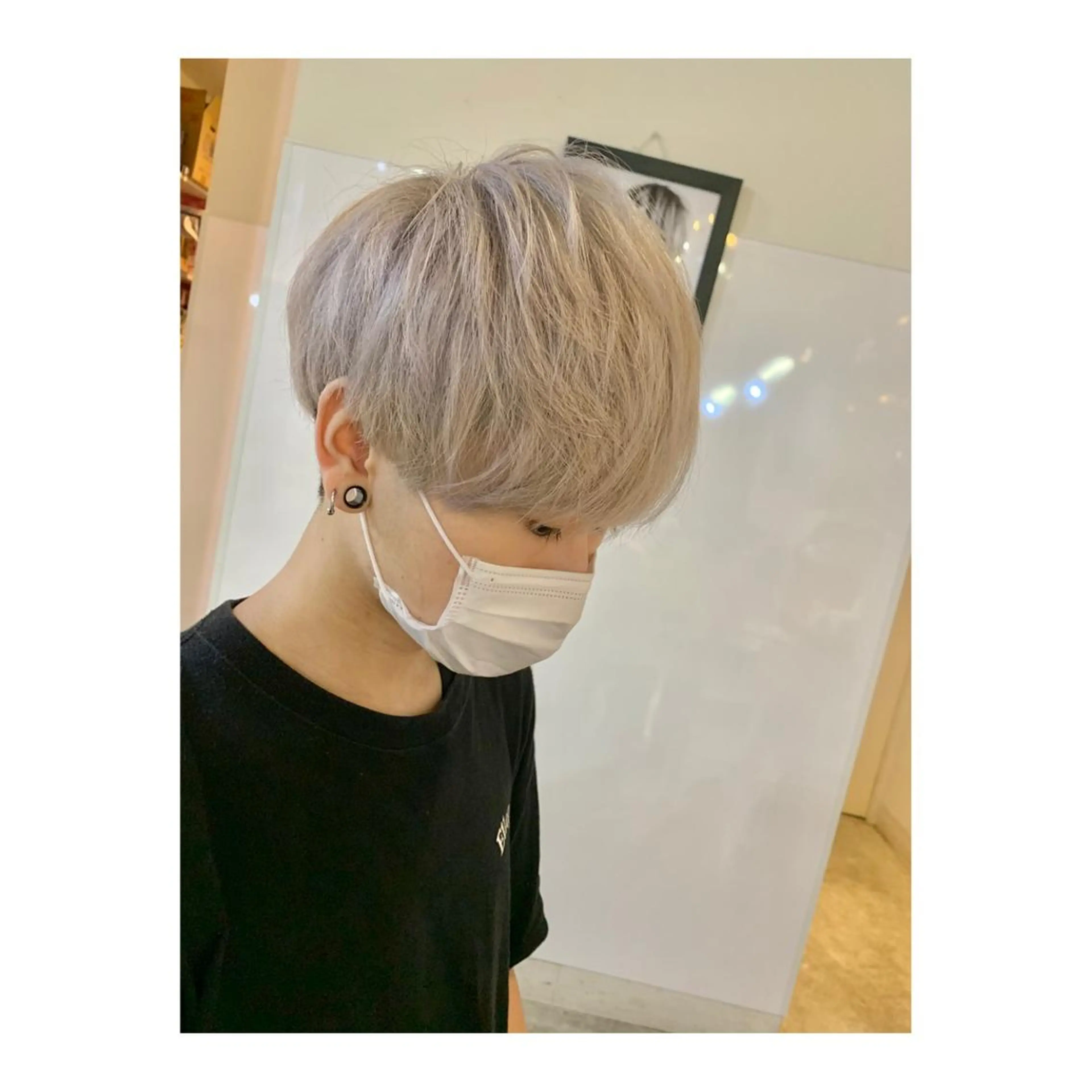 ショート カラー メンズ ヘアカラー ange☞ soutaのヘアスタイル