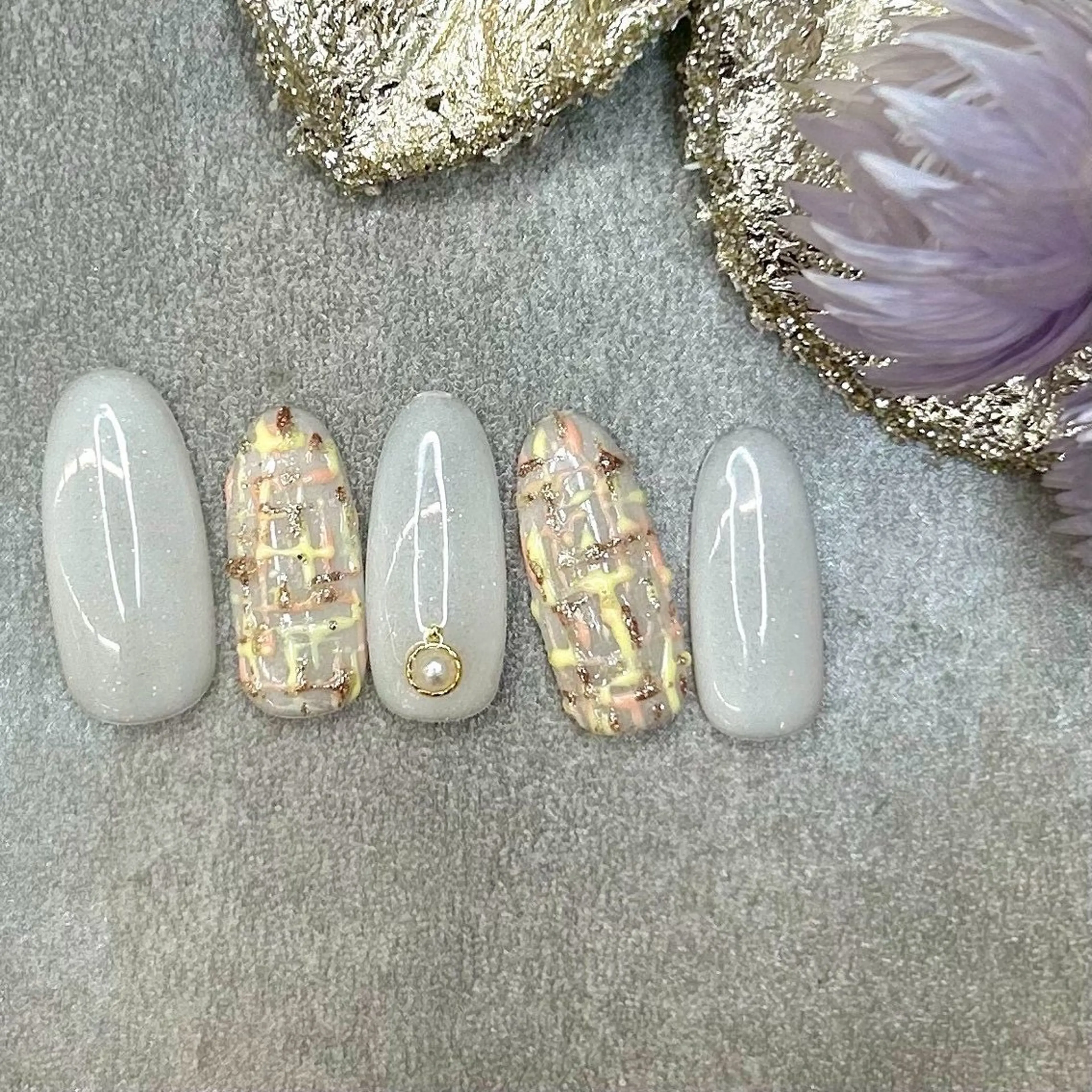 ネイル ⭐︎休業中の練習⭐︎ JNA認定講師髙橋のネイルデザイン