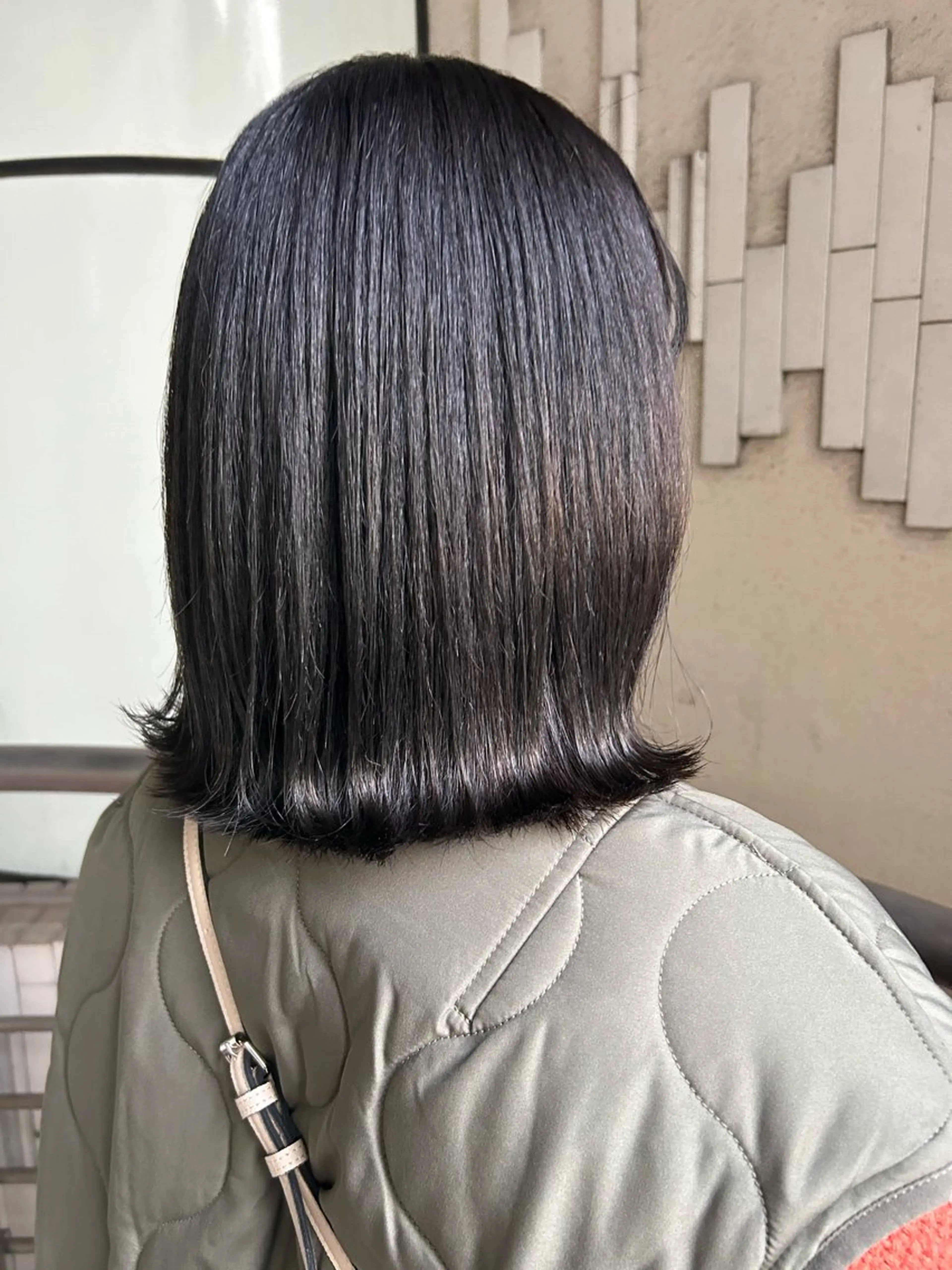 ミディアム カラー 縮毛矯正 カット ヘアカラー 縮毛矯正 トリートメント ikeda shioriのヘアスタイル