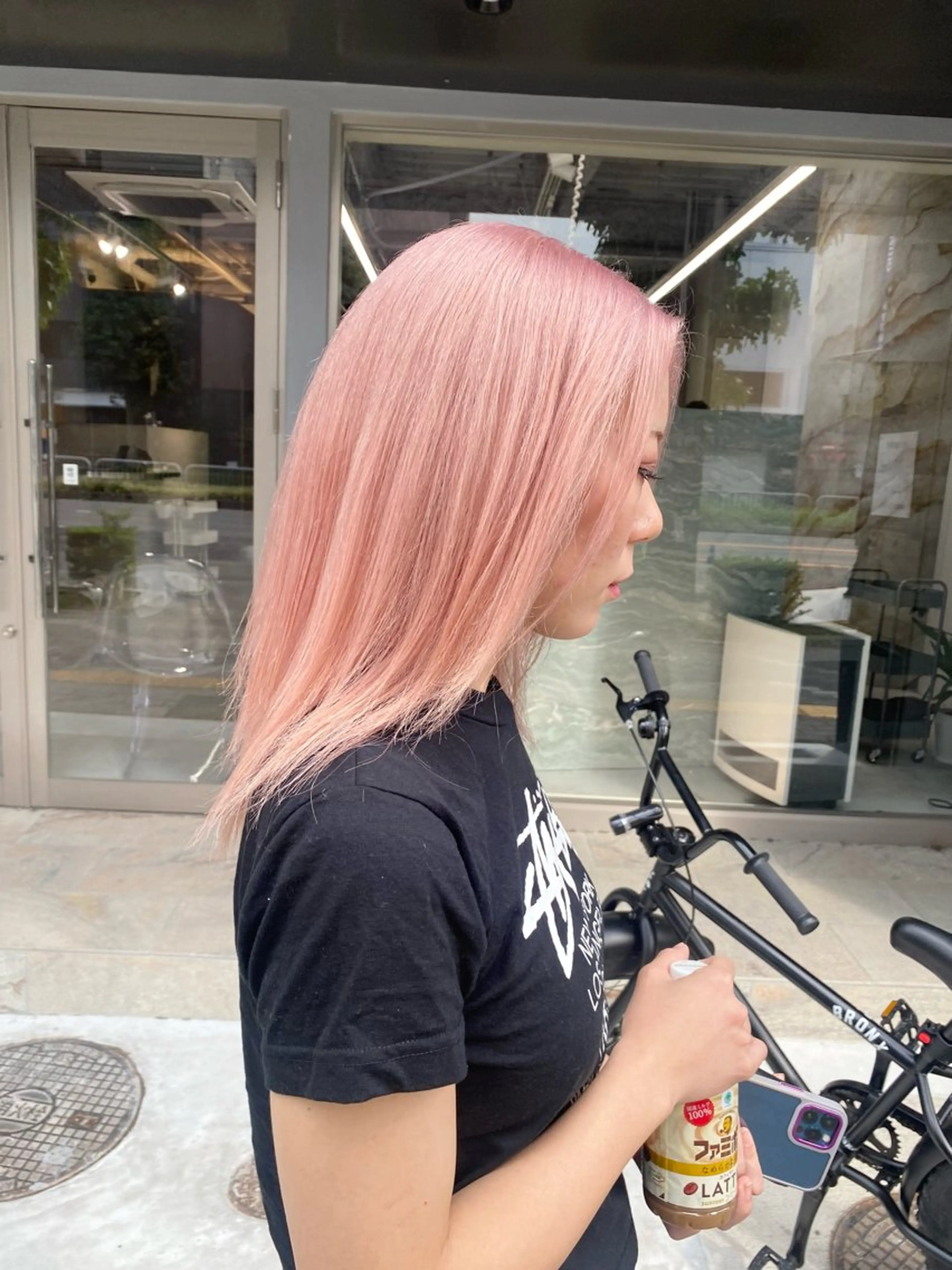 セミロング カラー ヘアカラー qulim所属・前橋 姫奈のヘアスタイル