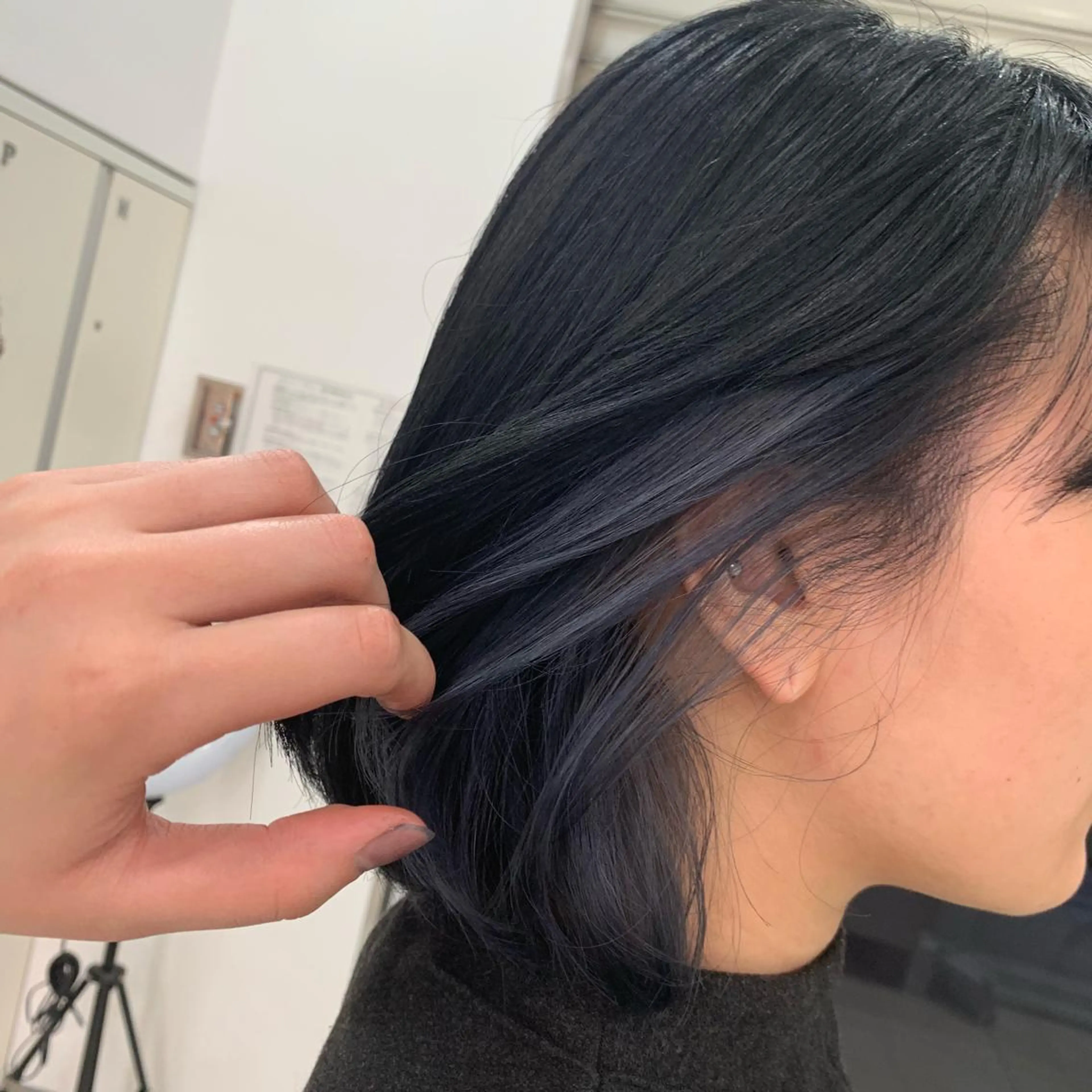 ミディアム カラー 大澤 碧のヘアスタイル