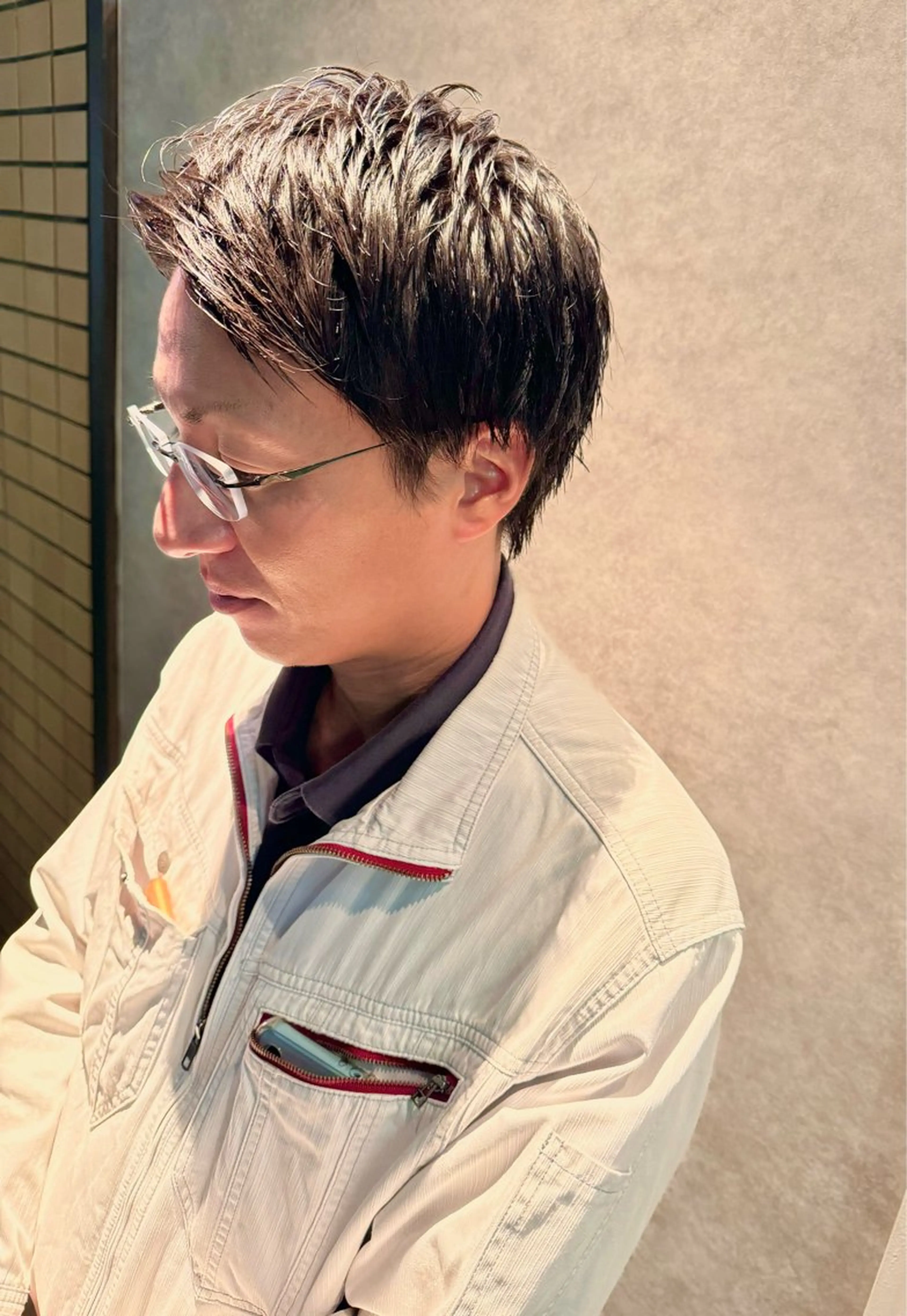 メンズ カット 米元 春奈のヘアスタイル