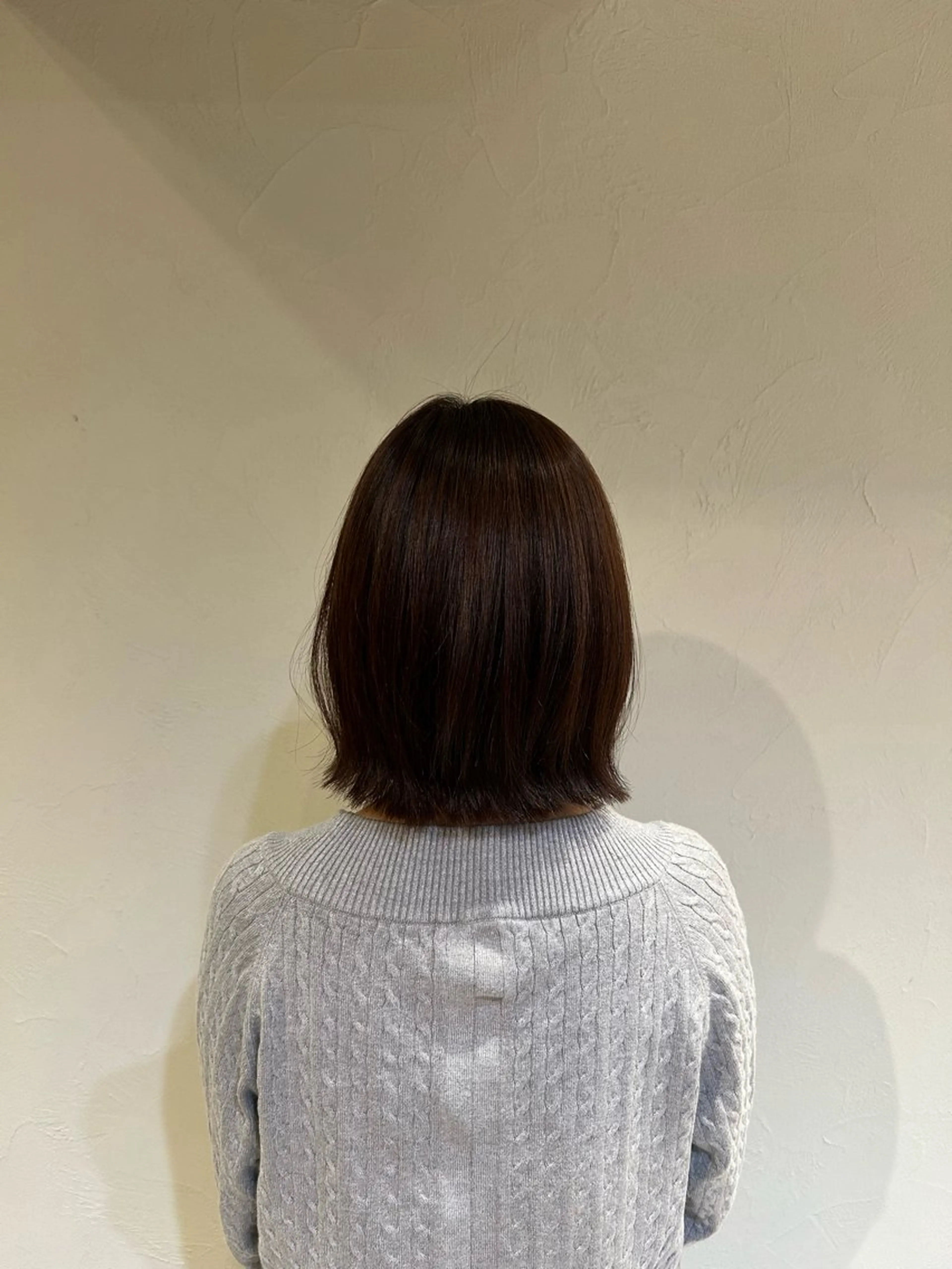 ミディアム ボブ くびれヘア liberal所属・佐々木 美有/箕面美容室のヘアスタイル