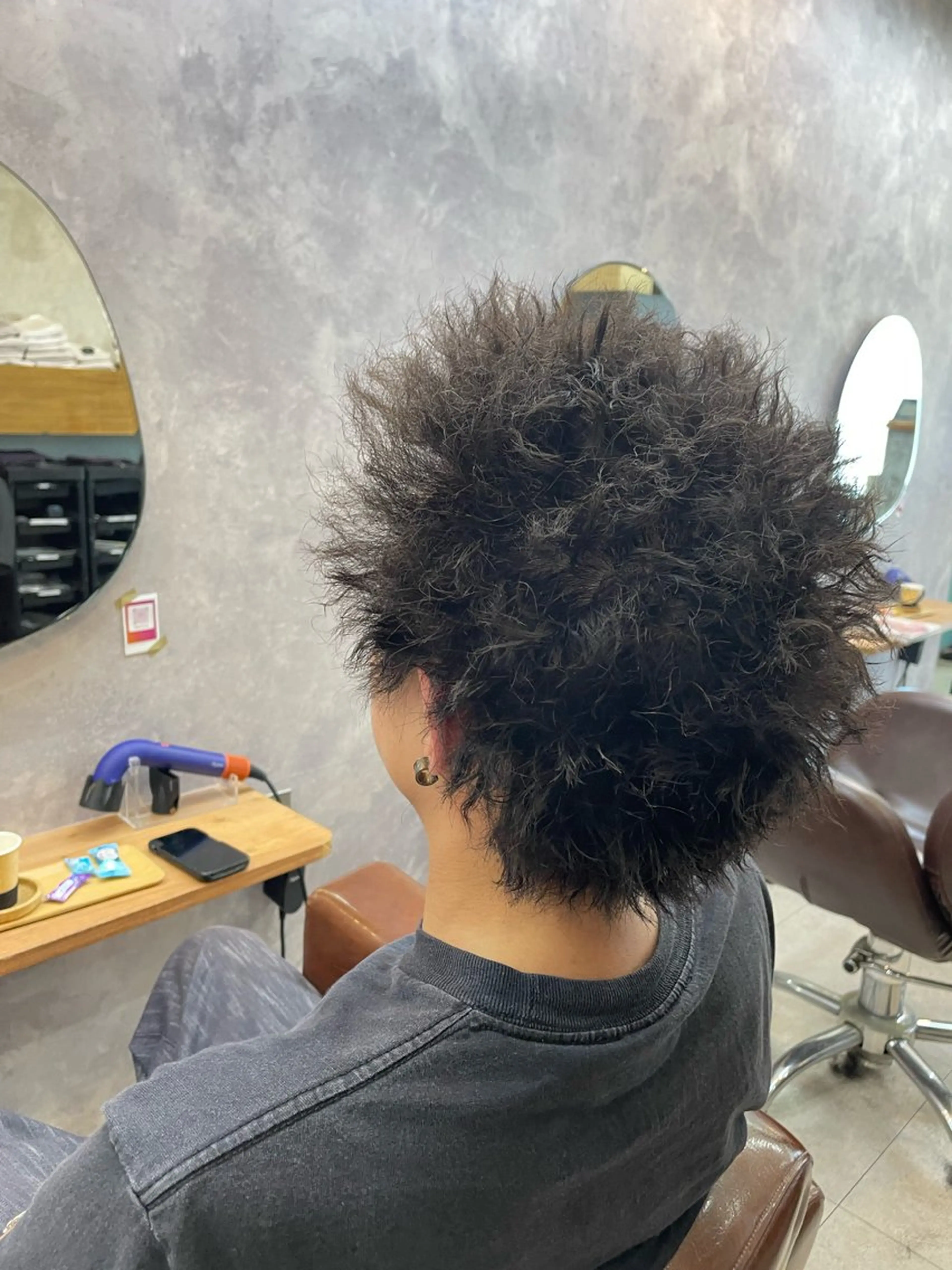 パーマ メンズ 中嶋 颯和のヘアスタイル