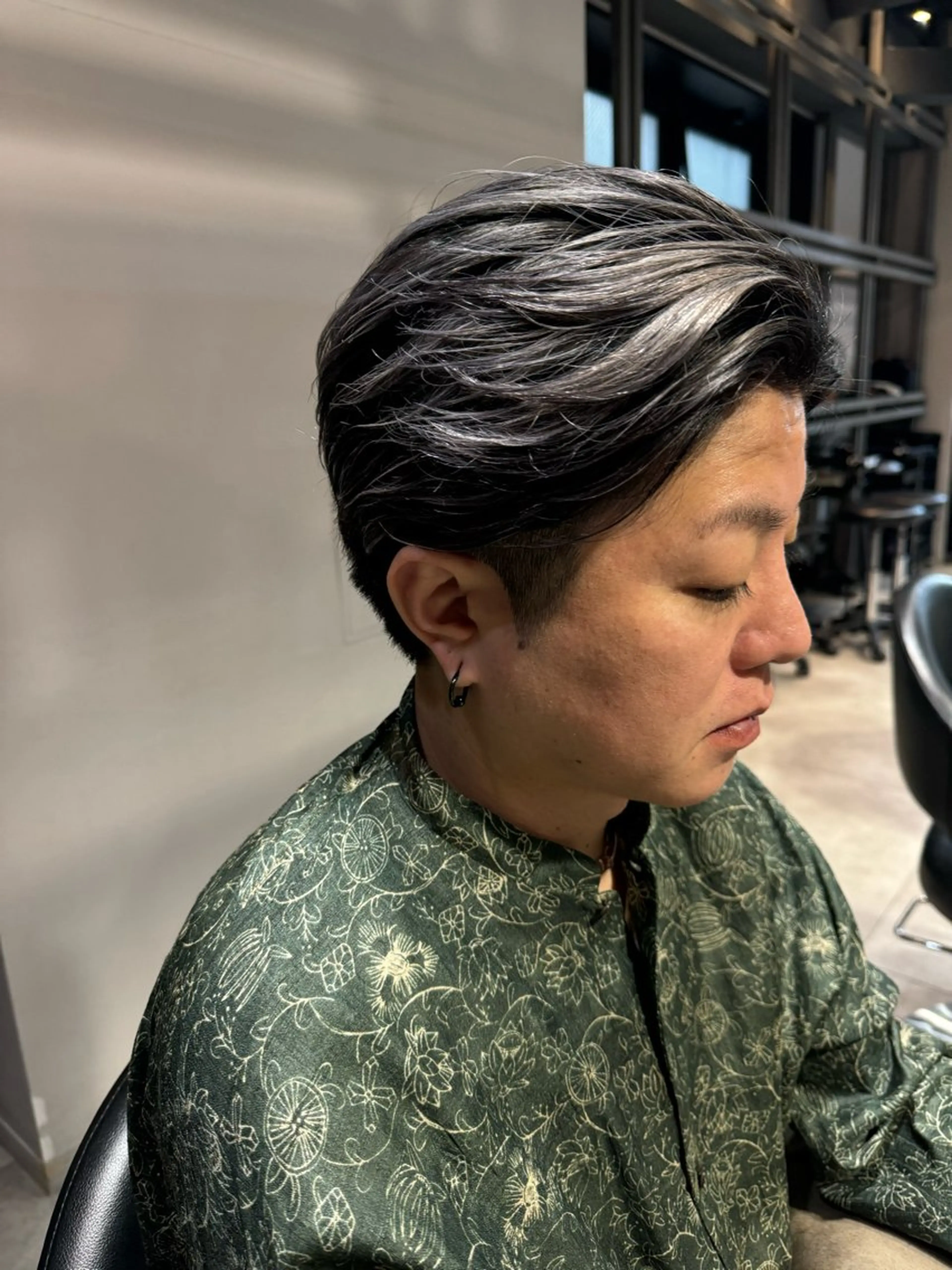 ショート カラー メンズ メンズハイライト ハイライトカラー ハイライト ヘアカラー トリートメント Dxxxx III所属・女性目線の大人 メンズ*Ayakaのヘアスタイル