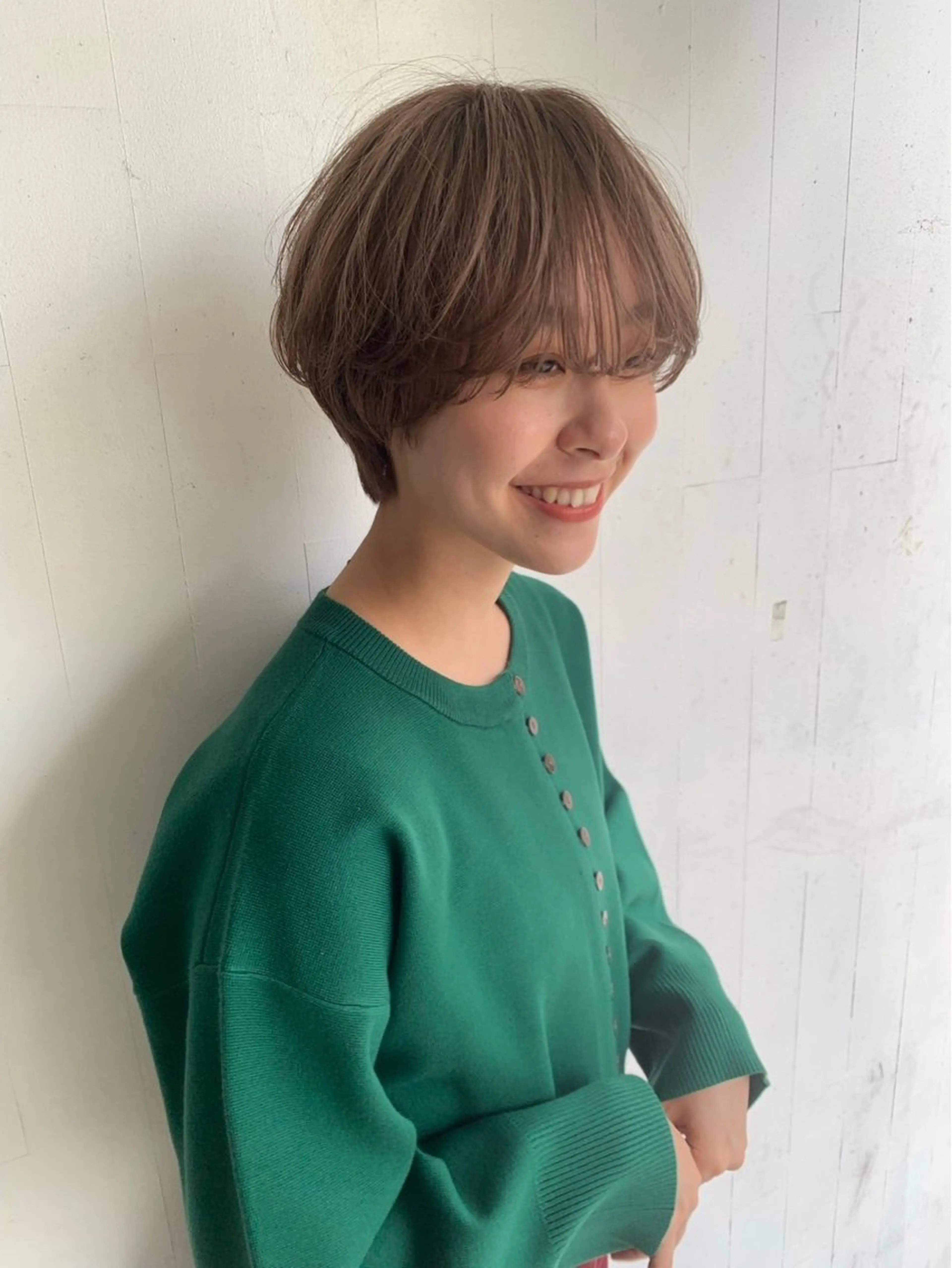 ショート ショートヘア hana✂︎メンズ ニュアンスパーマのヘアスタイル