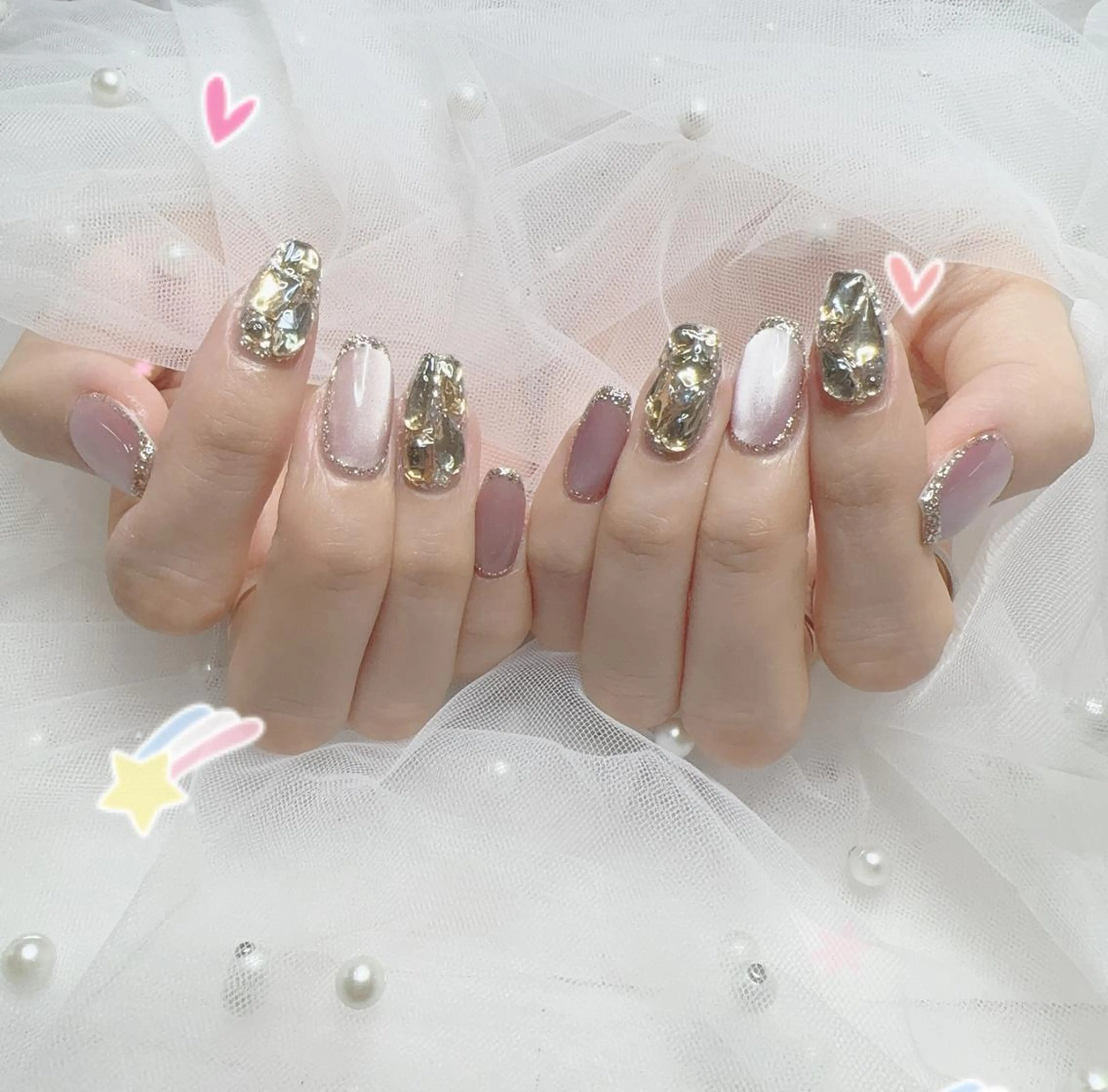 ネイル ハンドネイル 🎀シズカ nail🎀のネイルデザイン