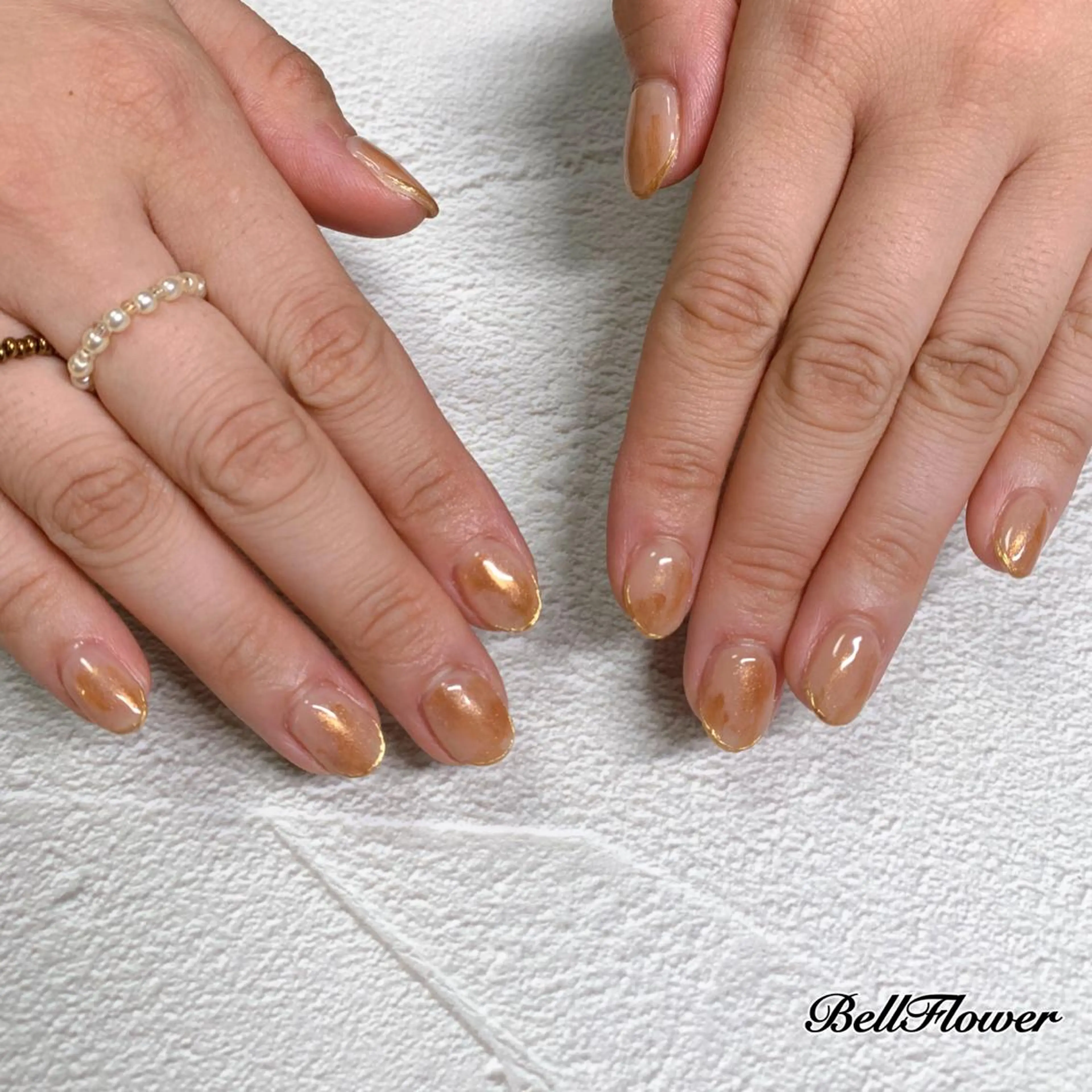 ネイル ハンドネイル Bell Flowerのネイルデザイン