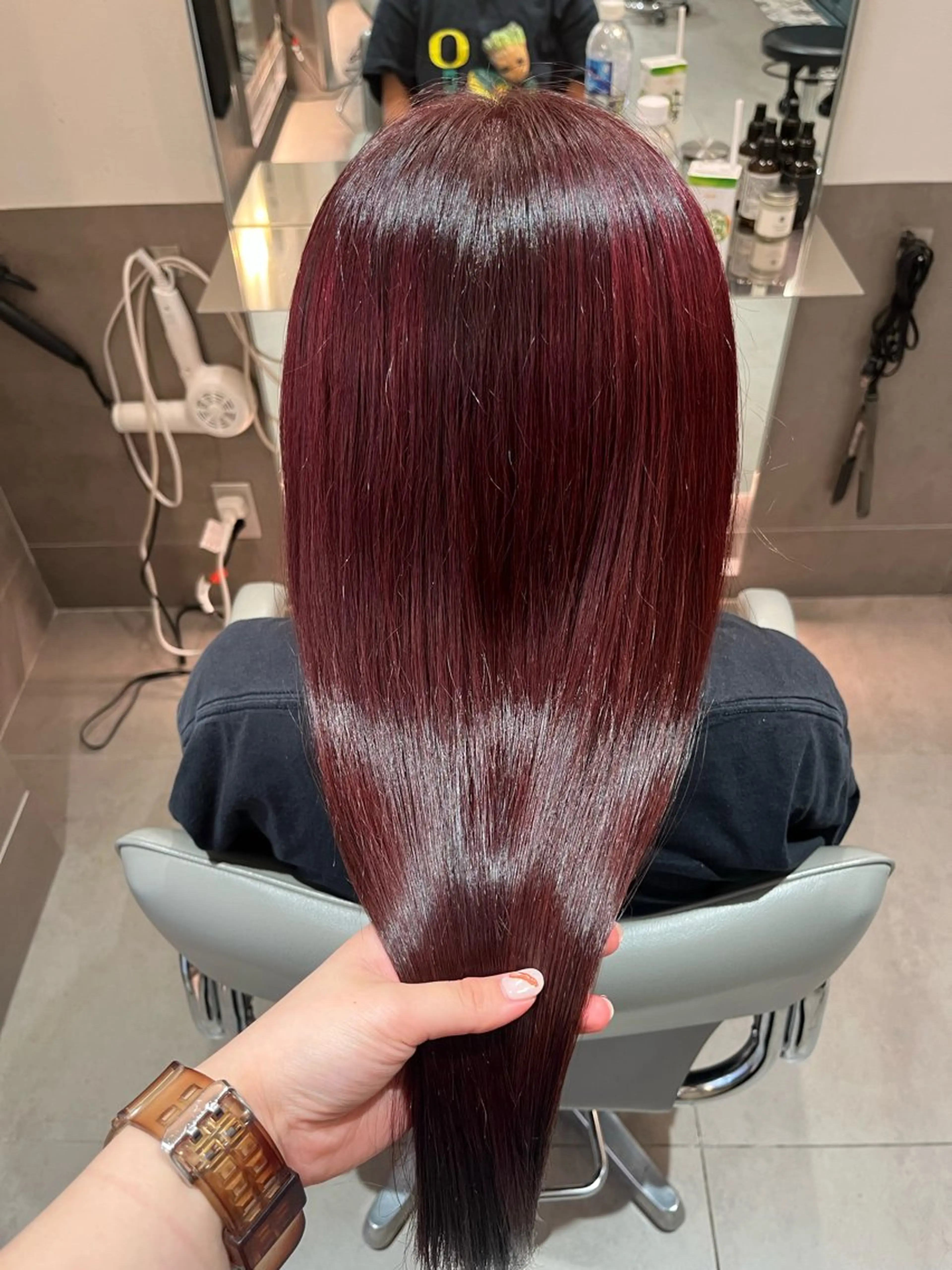 ロング カラー カット ヘアカラー トリートメント ヘアセット 🍊暖色カラー🍊 sakuraのヘアスタイル