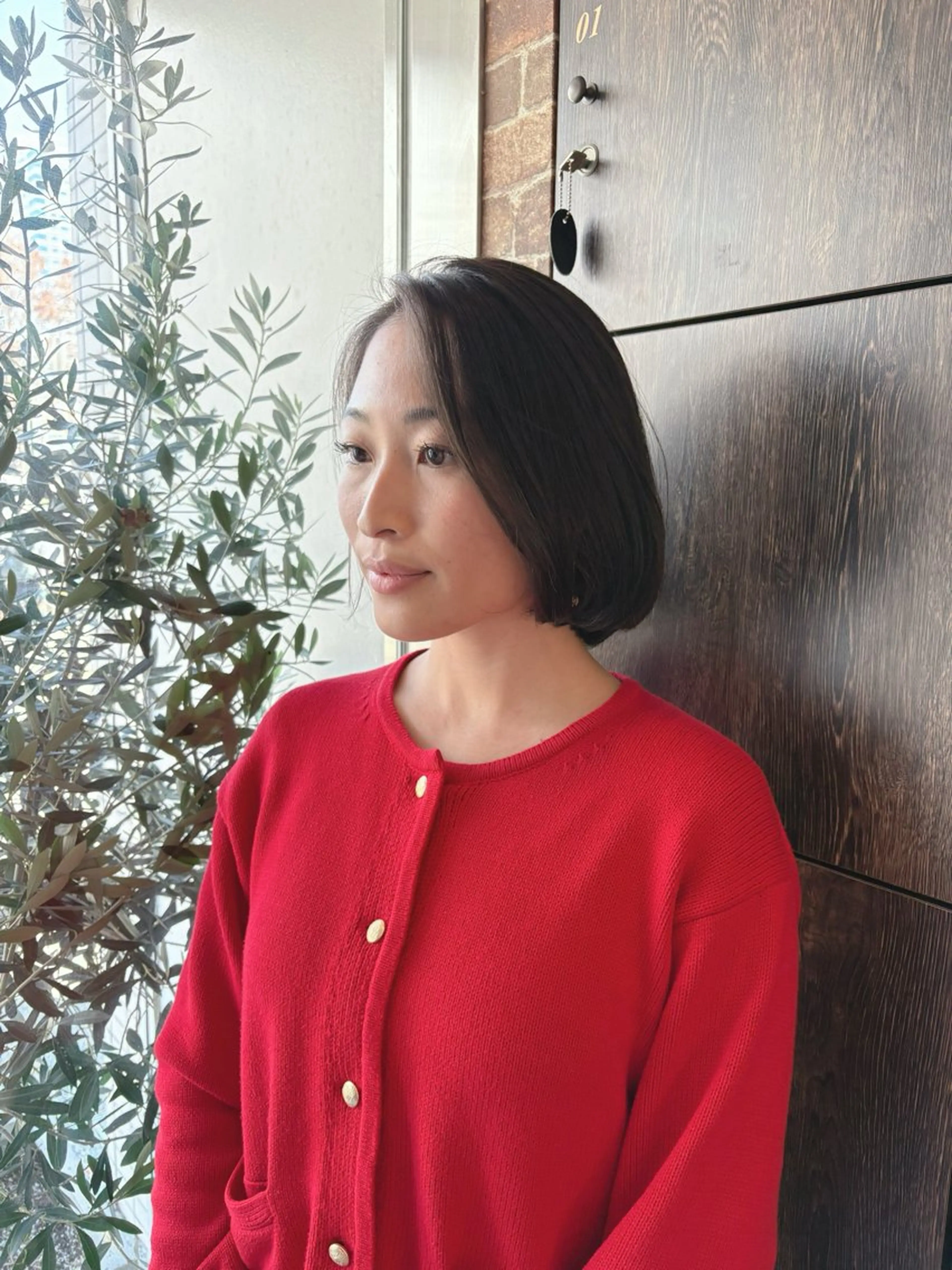 ミディアム yui nishiwakiのヘアスタイル