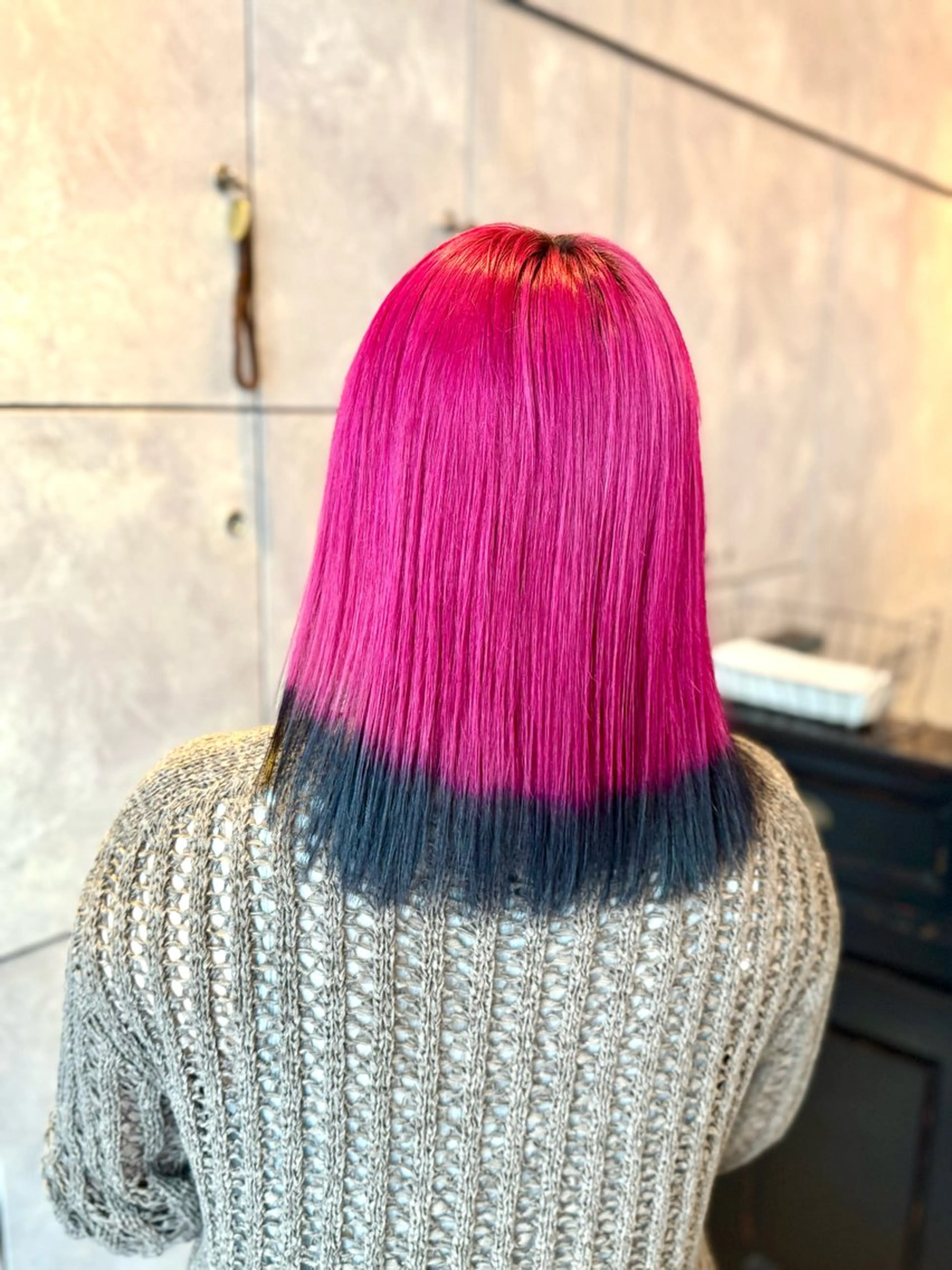 ミディアム カラー ヘアカラー トリートメント ヘアセット 🌈インナーカラー ‘ショウマ’🌈のヘアスタイル