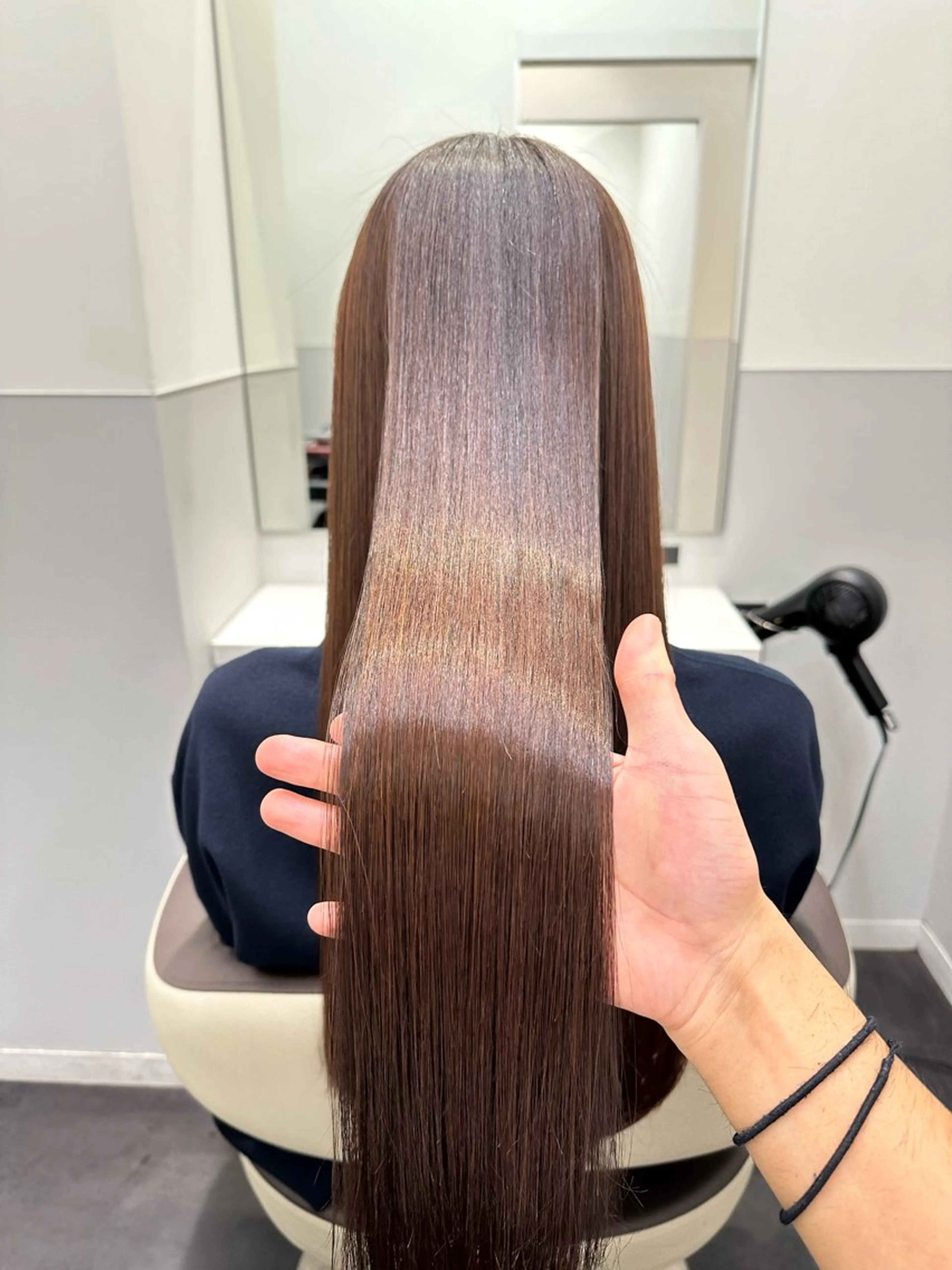 ロング 髪質改善 縮毛矯正 トリートメント トリートメント 【レイヤー/韓国風 /髪質改善】RINのヘアスタイル