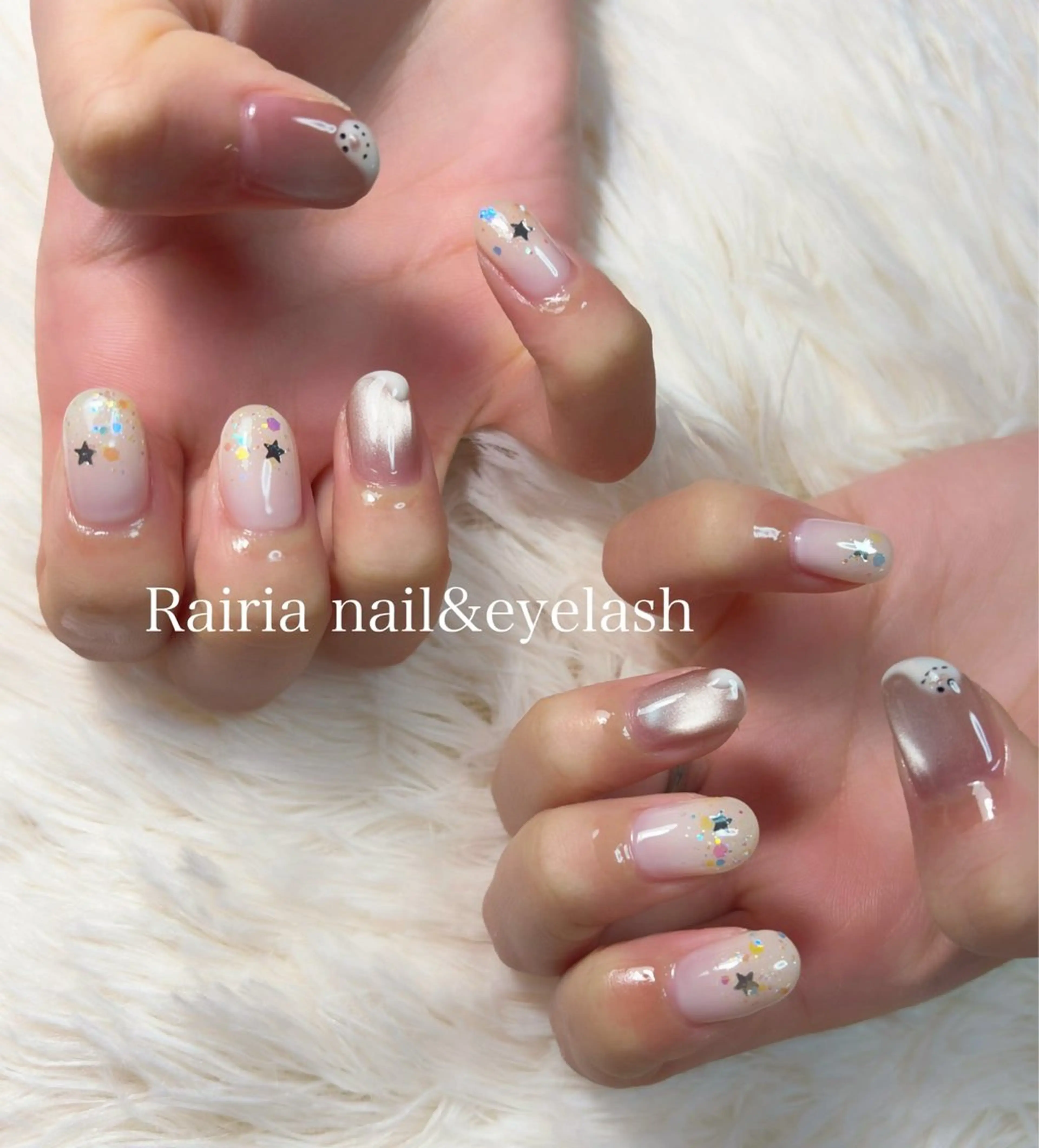 ネイル フットネイル ジェルネイル マグネットネイル オフィスネイル ワンカラーネイル NAILSALON CRISTA所属・🤍CRISTA yui🤍のネイルデザイン