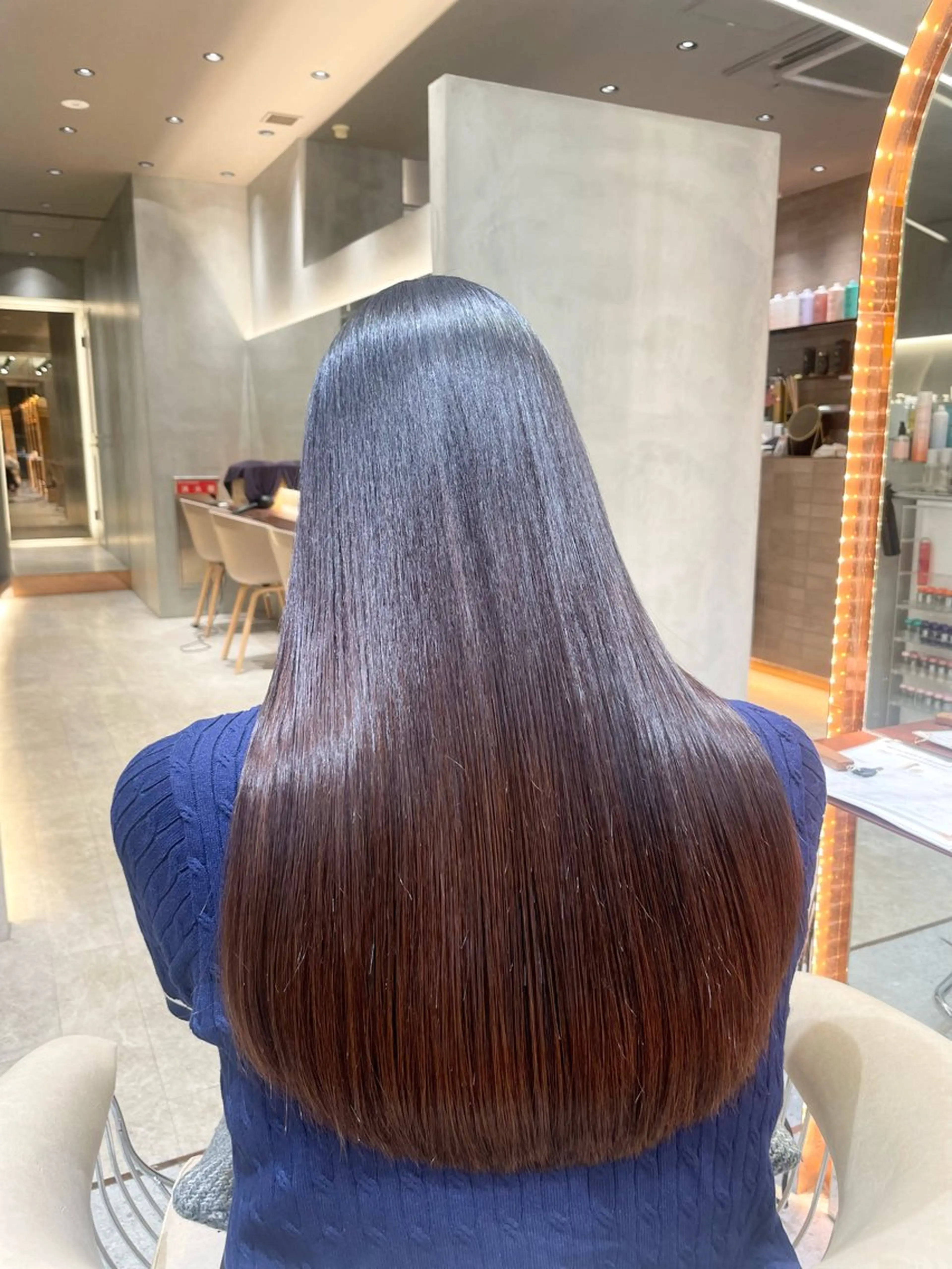 ロング カット 縮毛矯正 トリートメント 🦋美髪矯正、髪質 改善のプロ🦋アオイのヘアスタイル