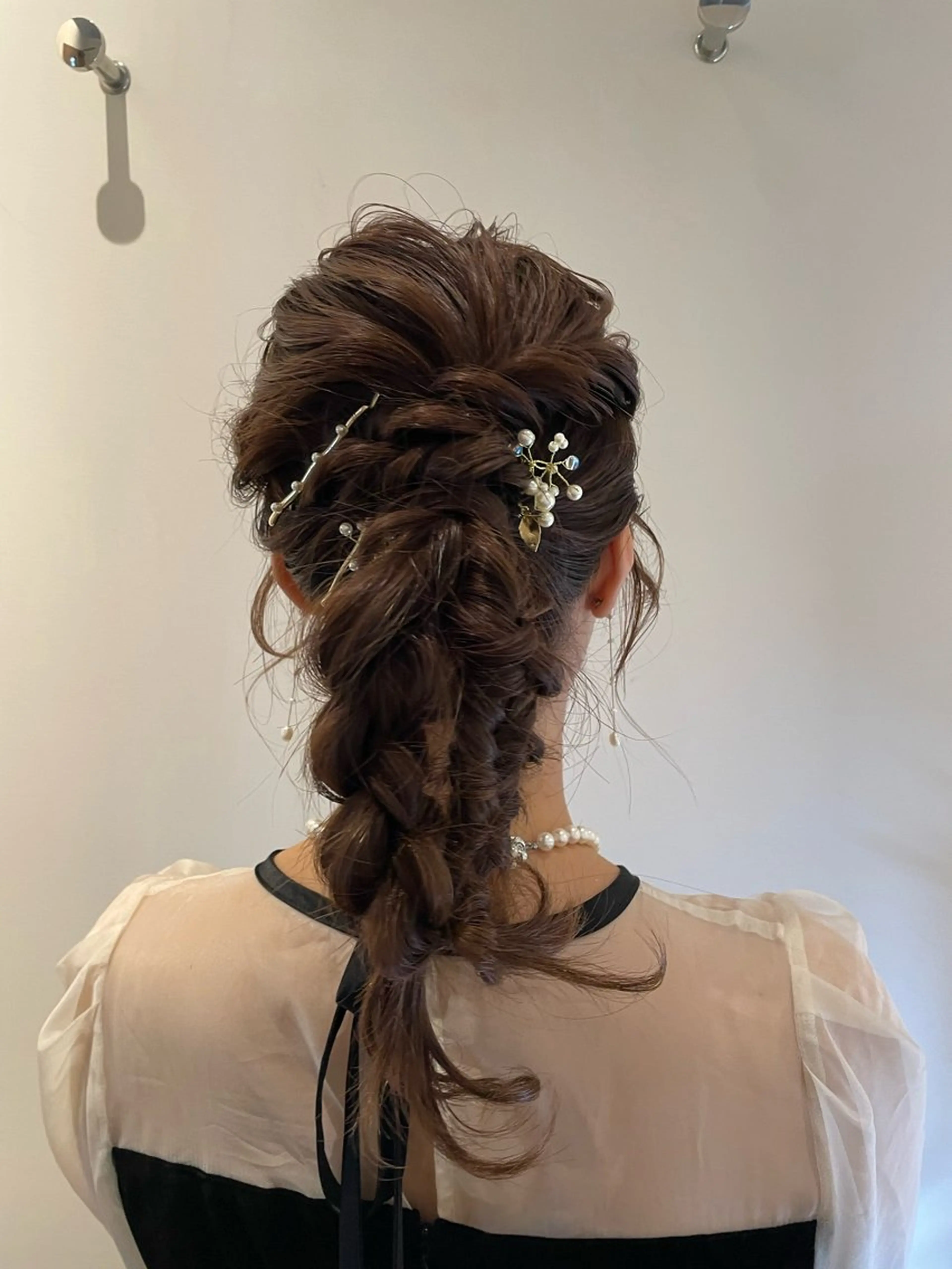 ヘアセット💖trunk hotelからすぐ！結婚式前に！¥3300の写真