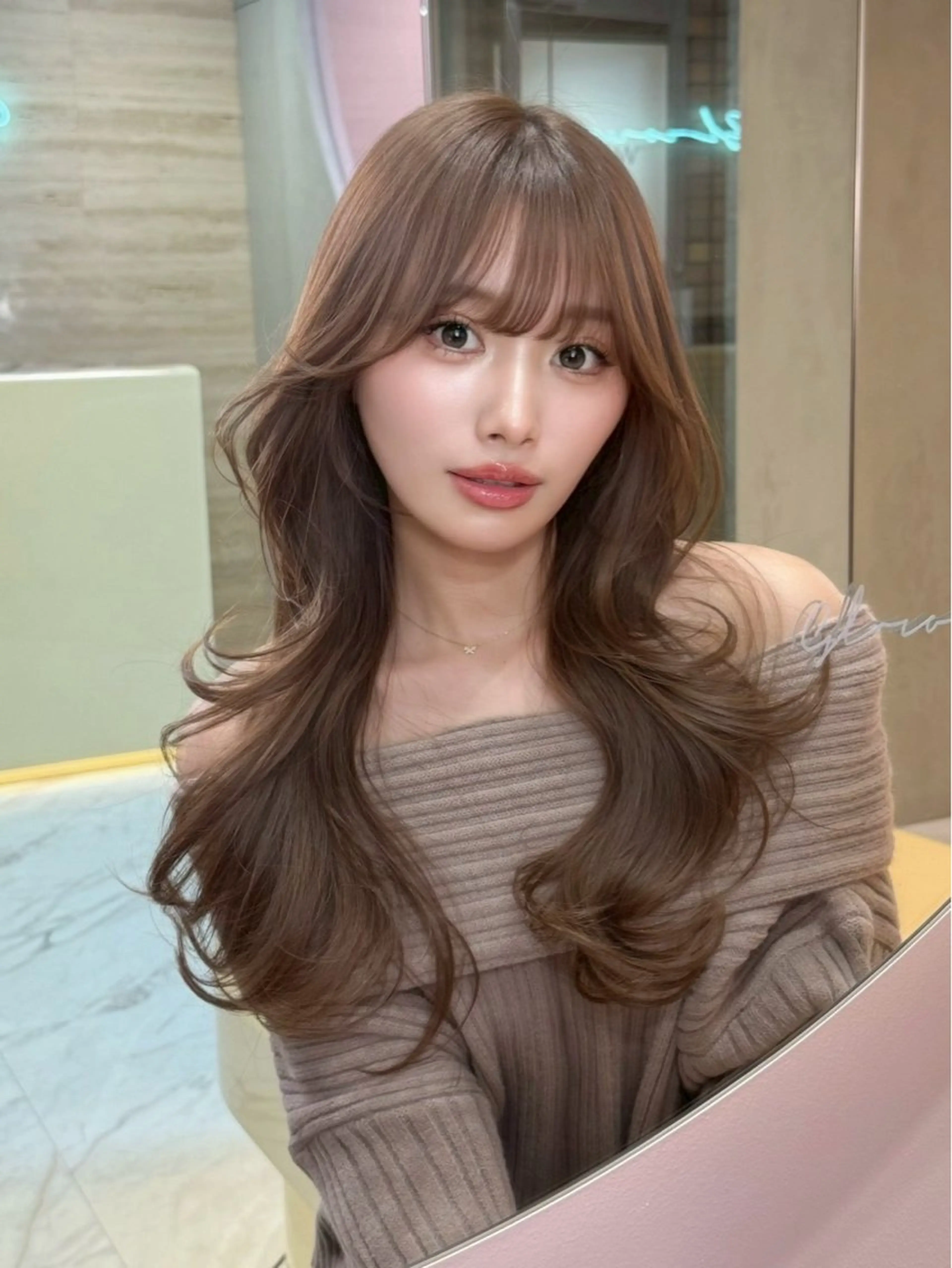 ロング Lond profil 浦和所属・設樂彩乃 /浦和/韓国ヘアのヘアスタイル