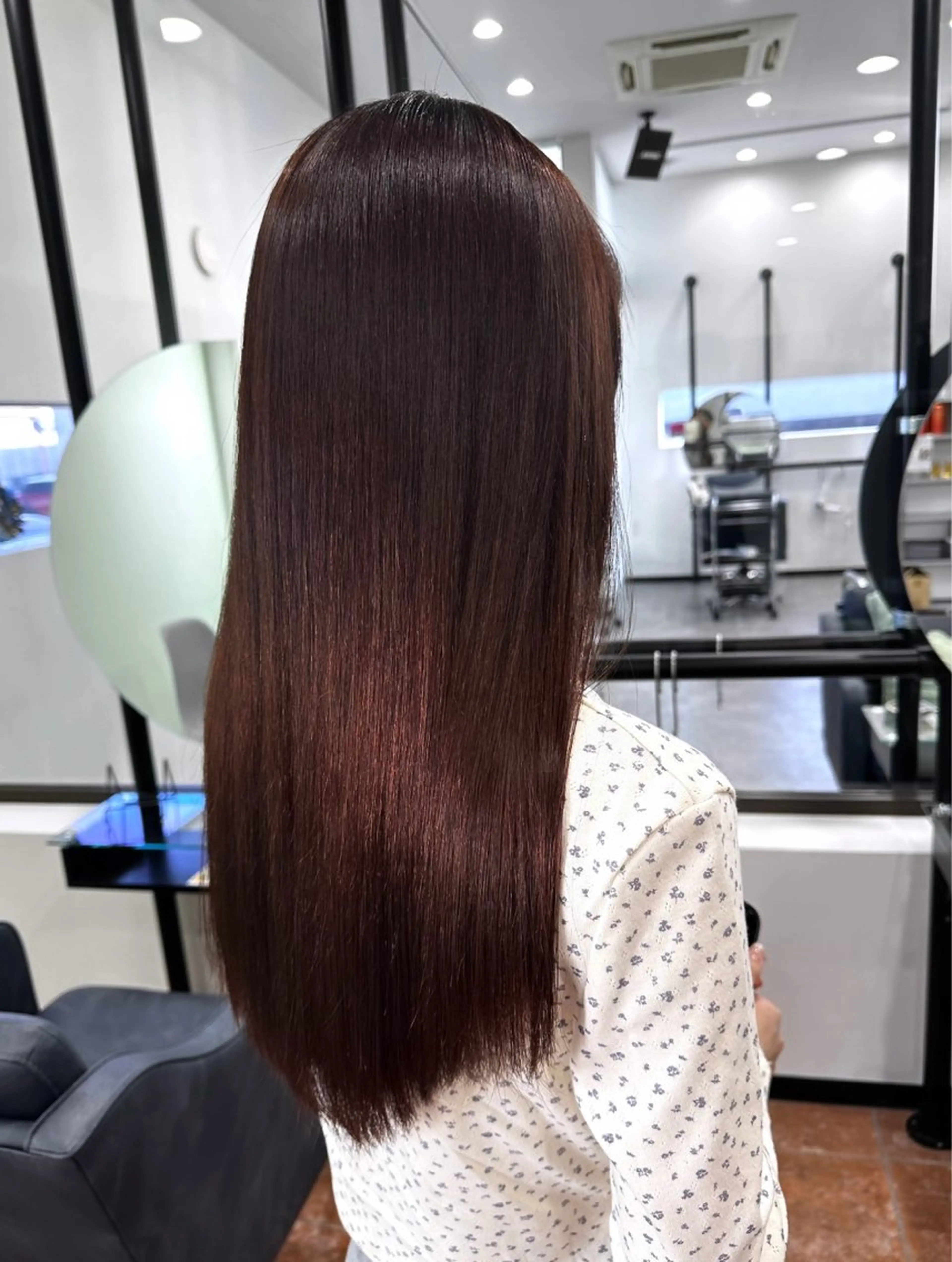 ロング 縮毛矯正 縮毛矯正 栗谷 竜希のヘアスタイル