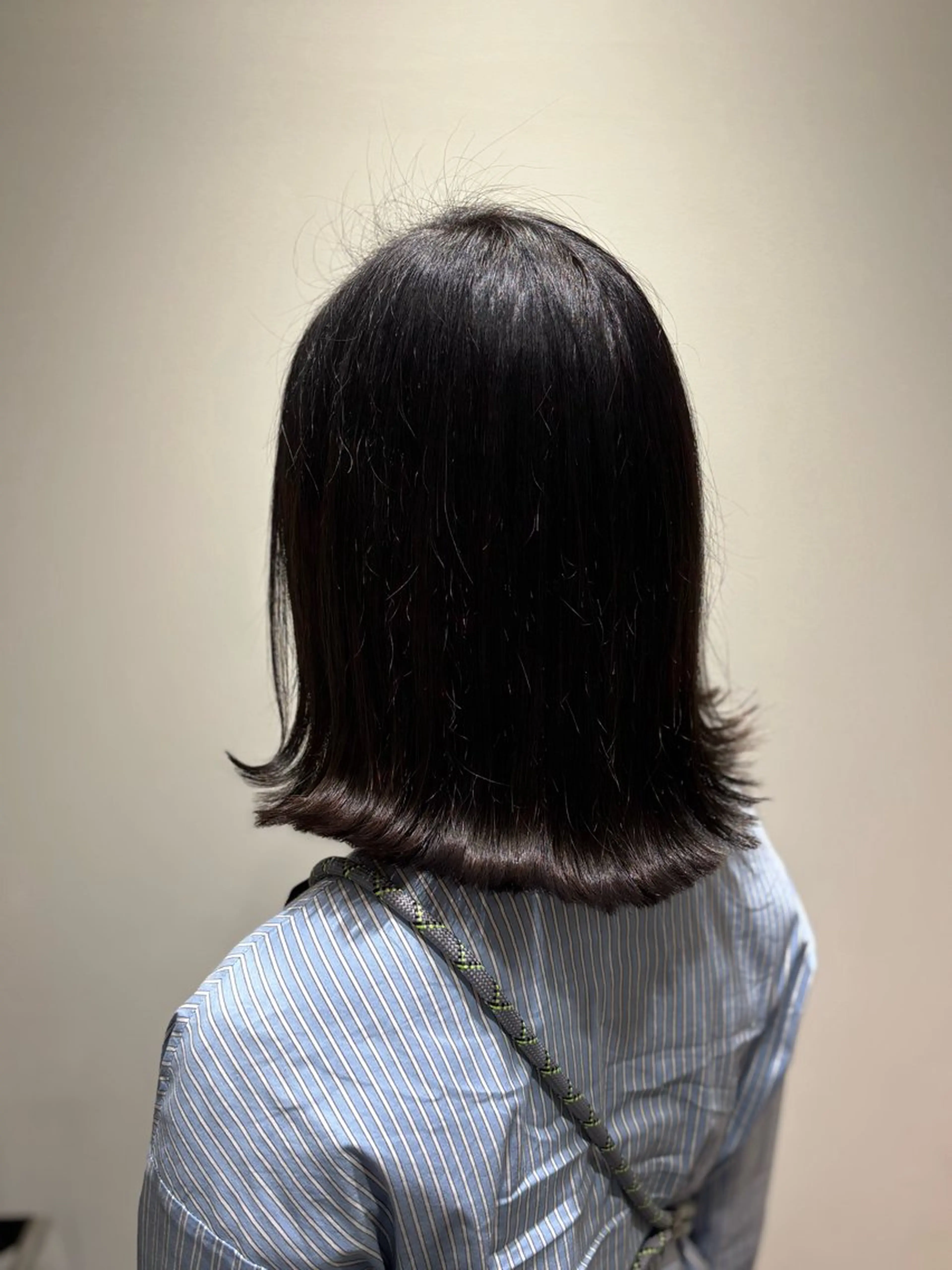 ミディアム カラー 外ハネヘア カット ヘアカラー ducha所属・DUCHA Tomida naoのヘアスタイル