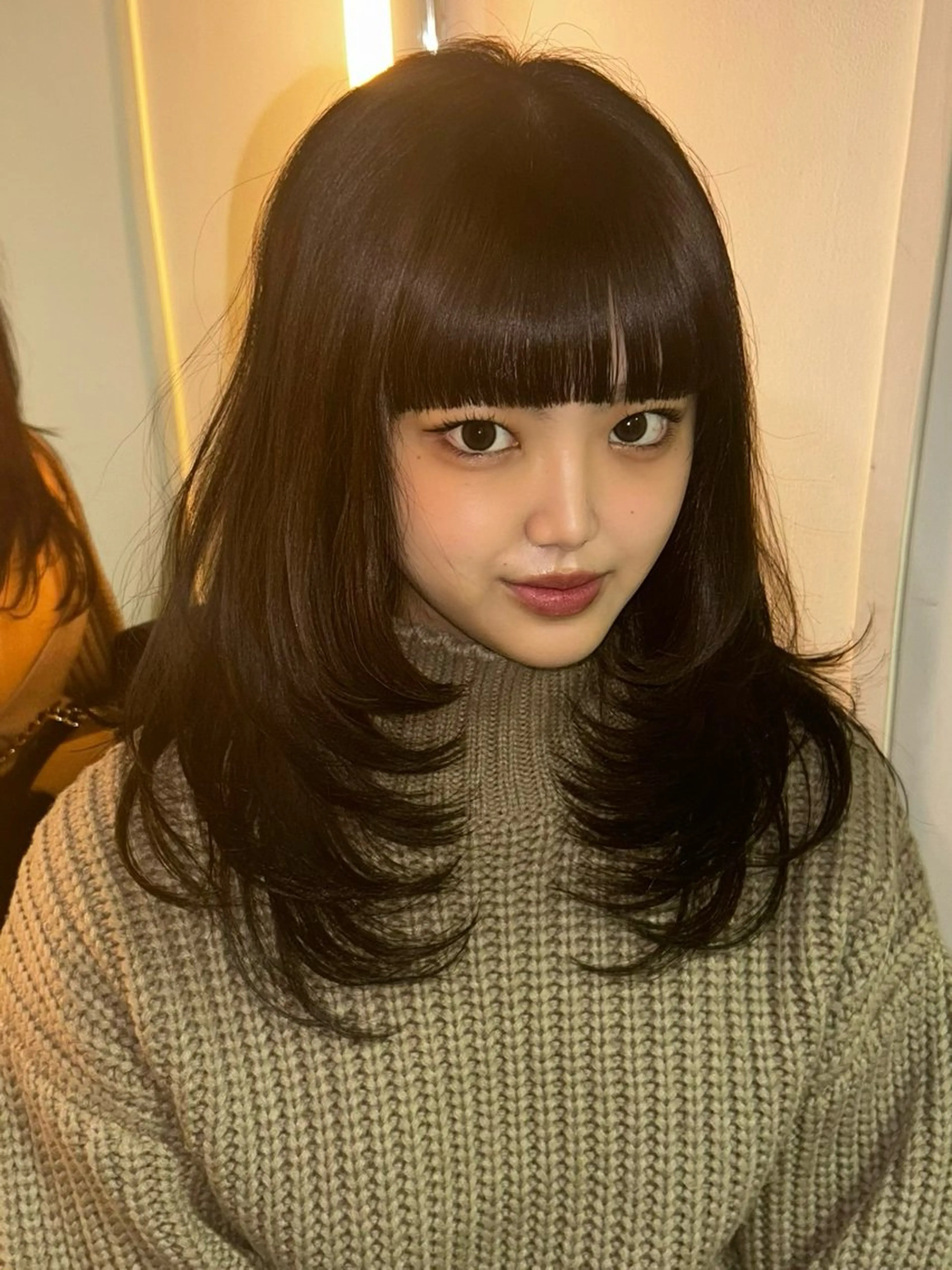 今大人気のバタフライカット🦋海外レイヤー❣️の写真