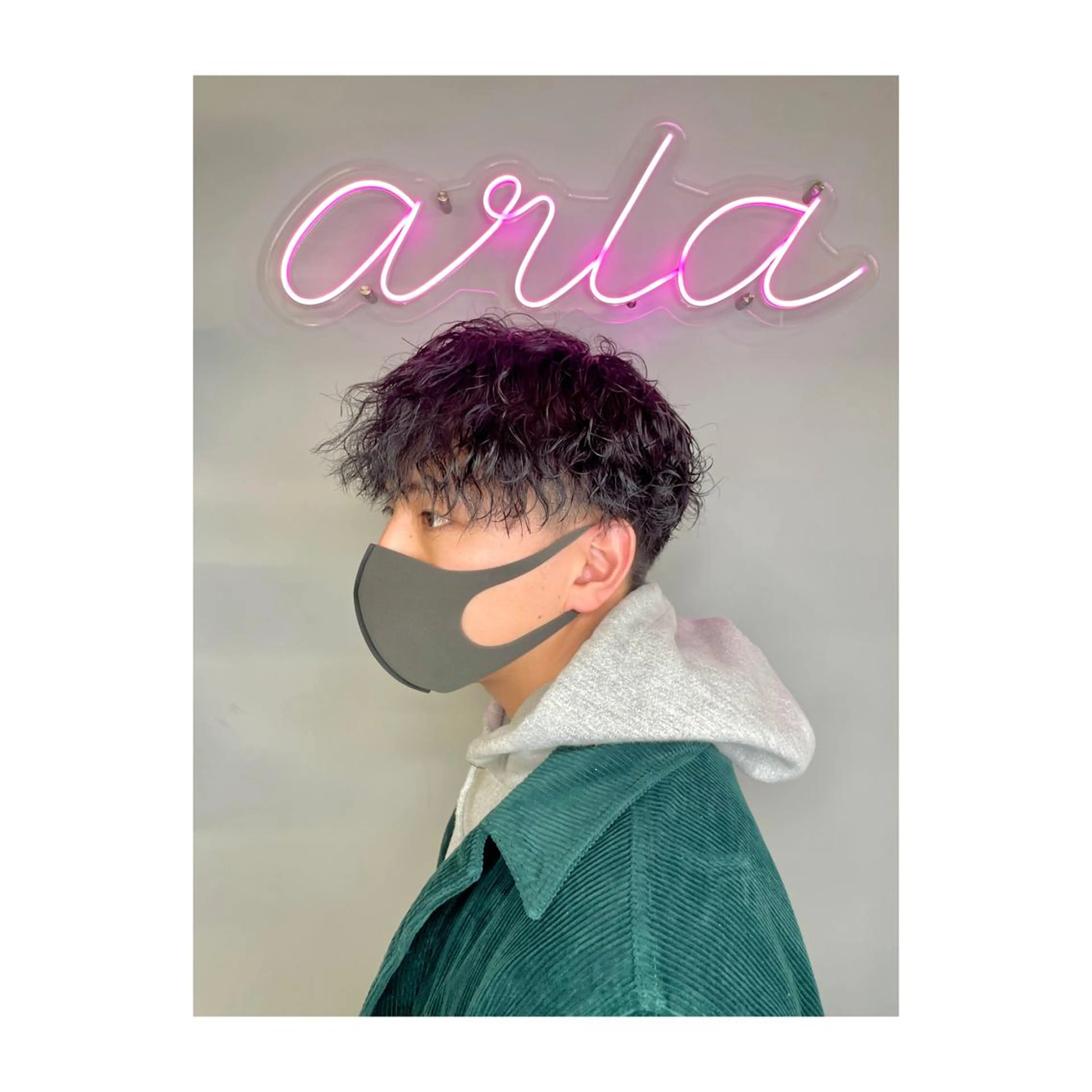 ミディアム パーマ ヘアアレンジ メンズ メンズバレイヤージュ メンズブリーチ メンズハイライト メンズハイトーン メンズインナーカラー カラー指名No.1✨ 星野六三四のヘアスタイル