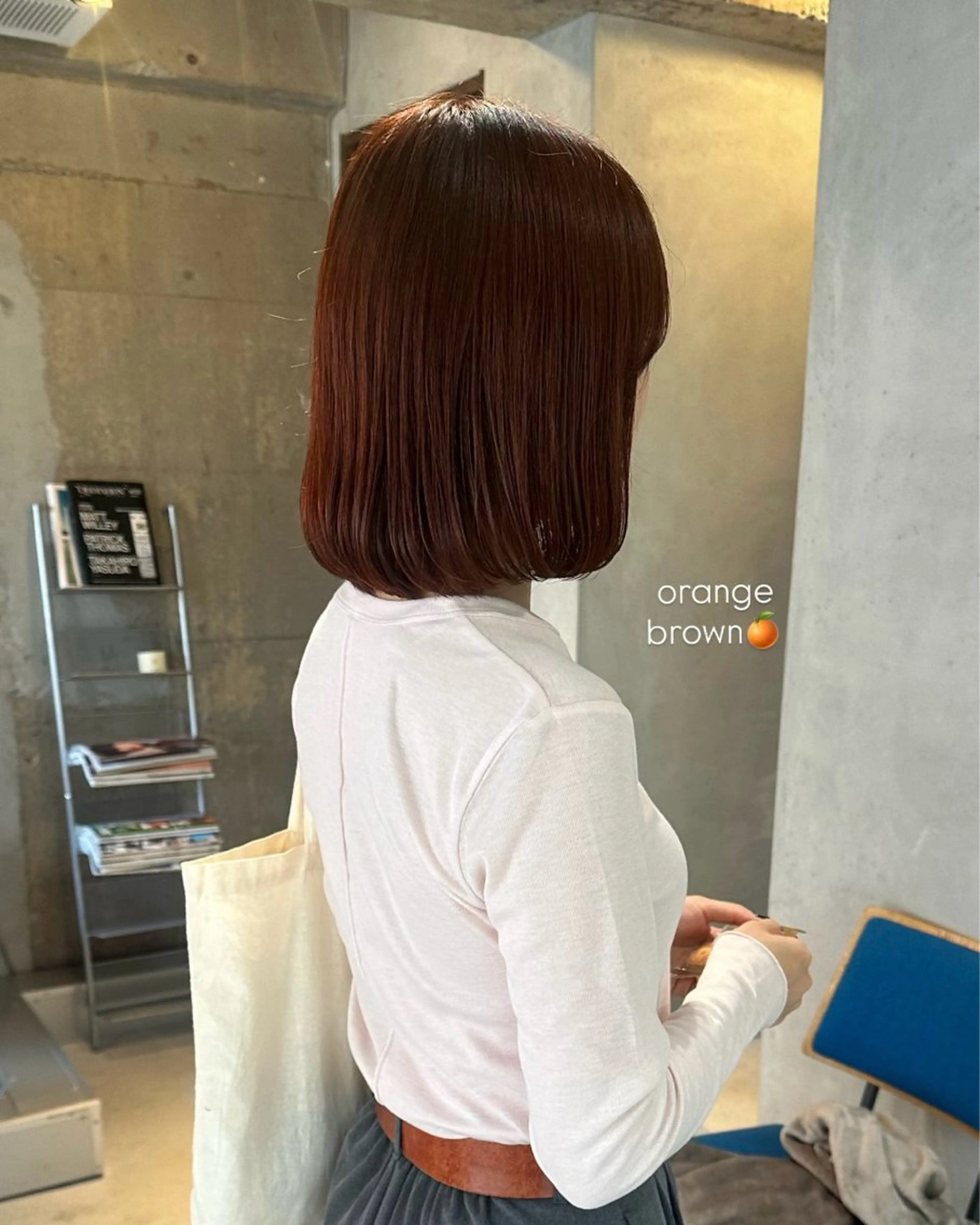 ミディアム カラー カット ヘアカラー トリートメント 暖色カラー/レイヤー 🌙 オノユリカのヘアスタイル