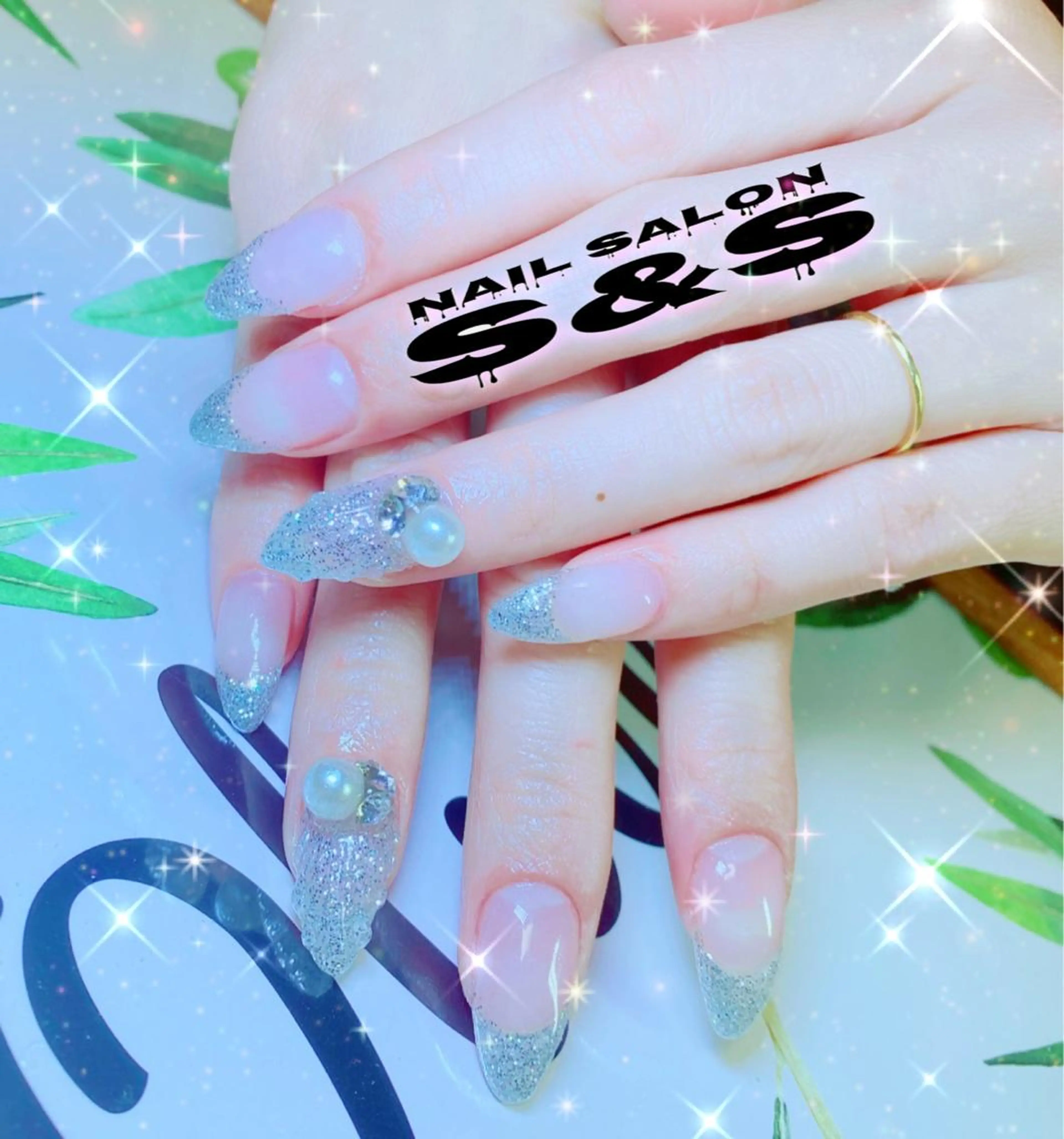 ネイル 長さ出し メンズネイル 持ち込み スカルプネイル S&S 村田小百合のネイルデザイン