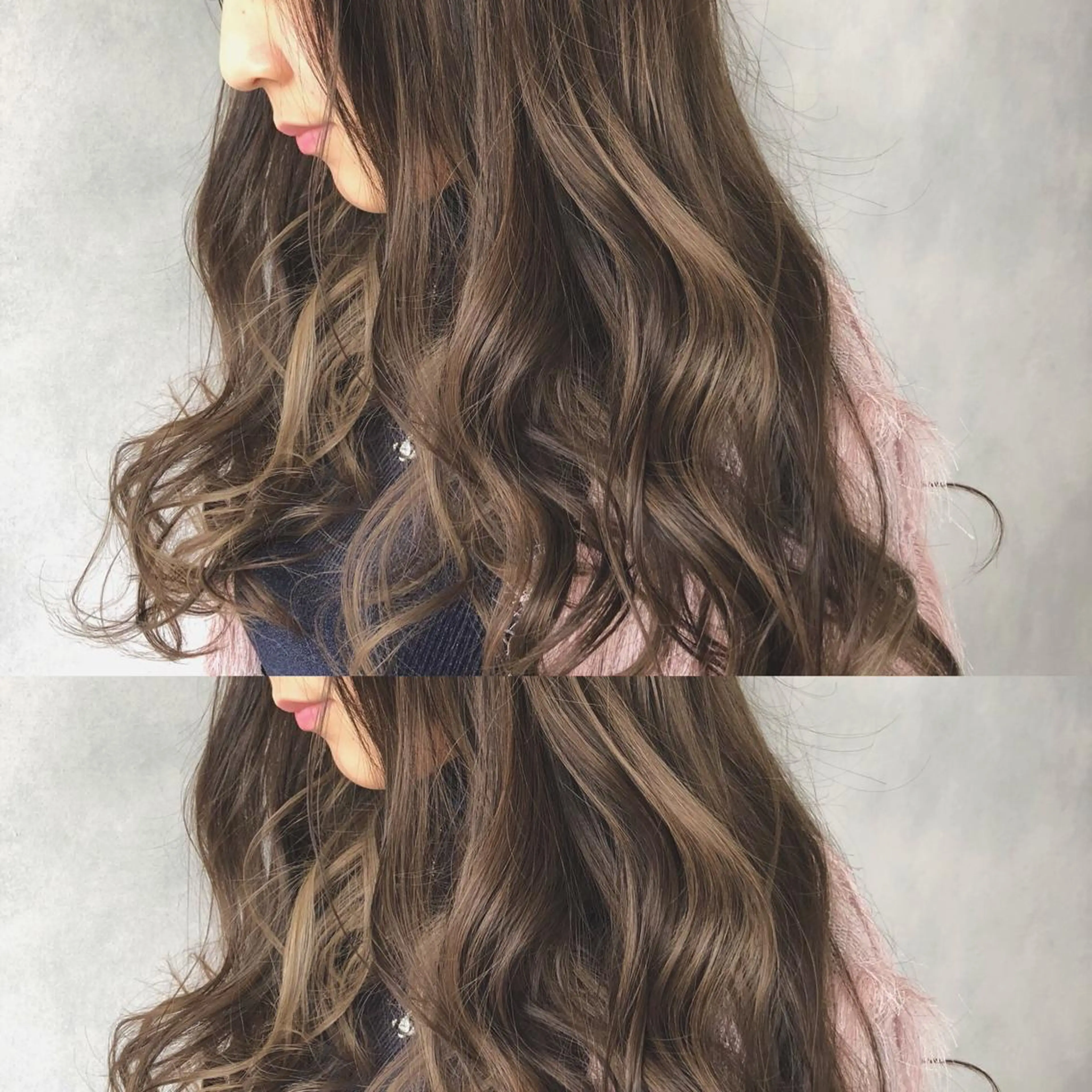 ロング 外国人風カラー ハイライト ヘアカラー トリートメント 小澤大輔 YOLO hairのヘアスタイル