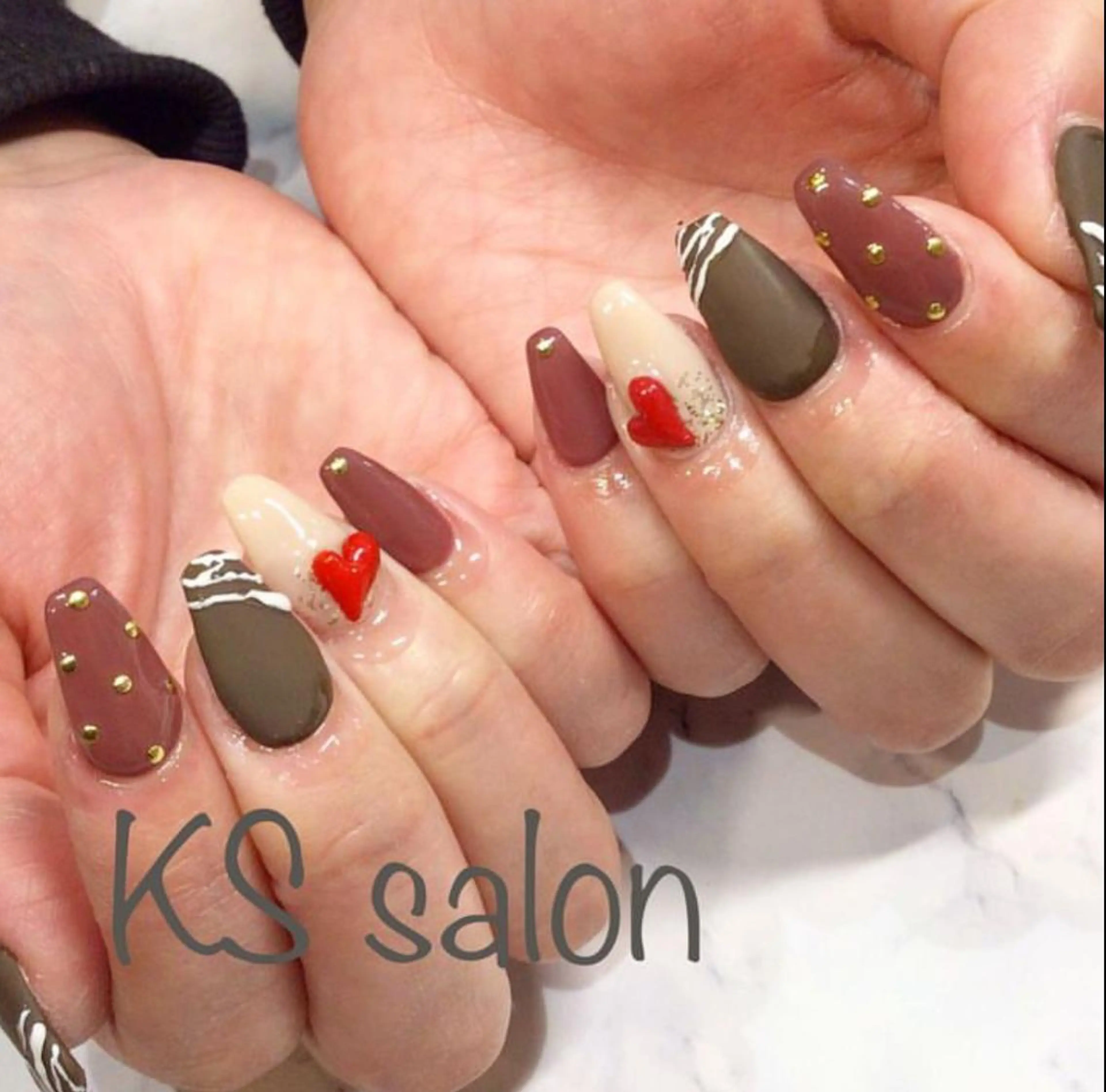 ネイル マットネイル バレンタイン 西院eye fallonのマツエク・マツパデザイン