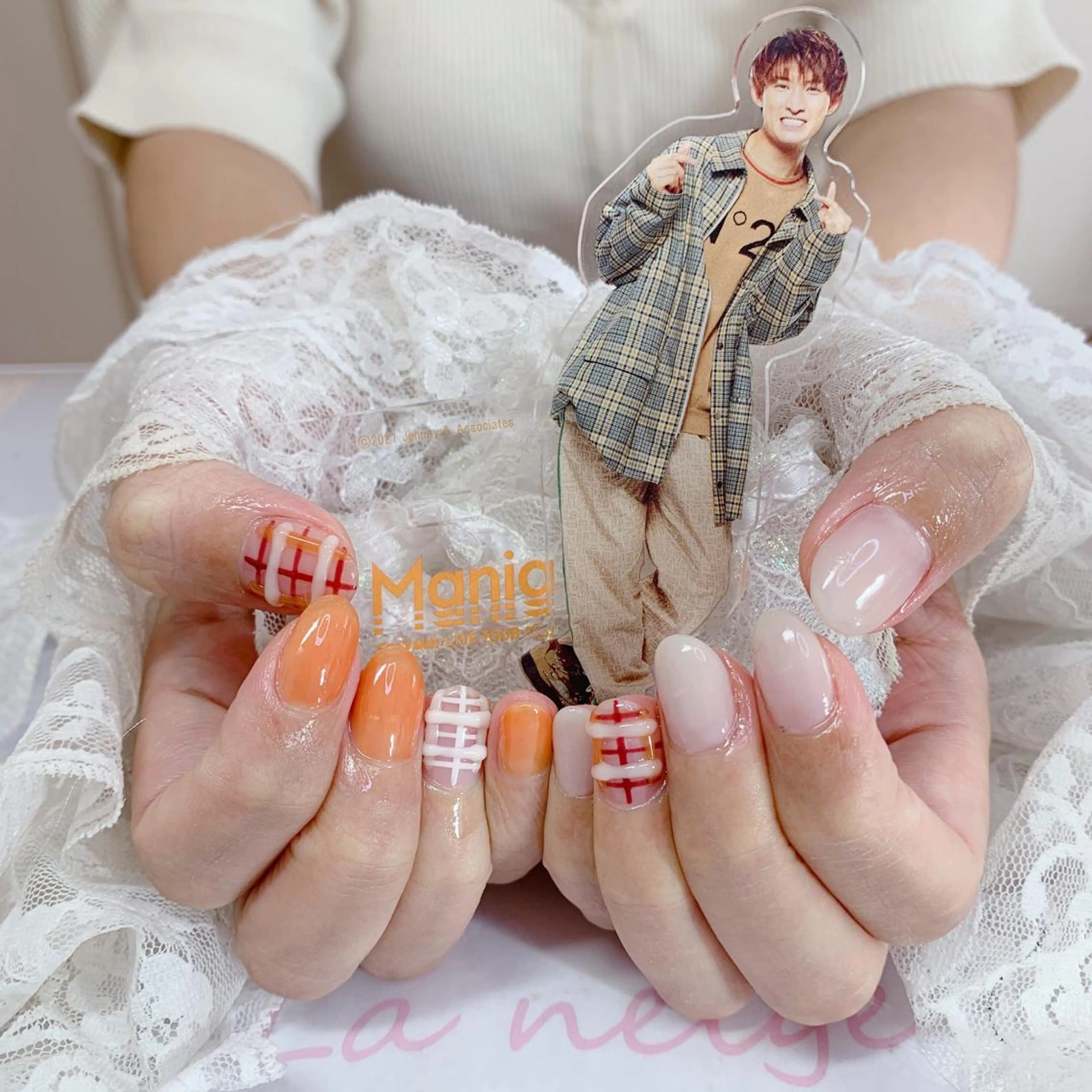 ネイル ハンドネイル La neige* yuki 🥯🍑のネイルデザイン