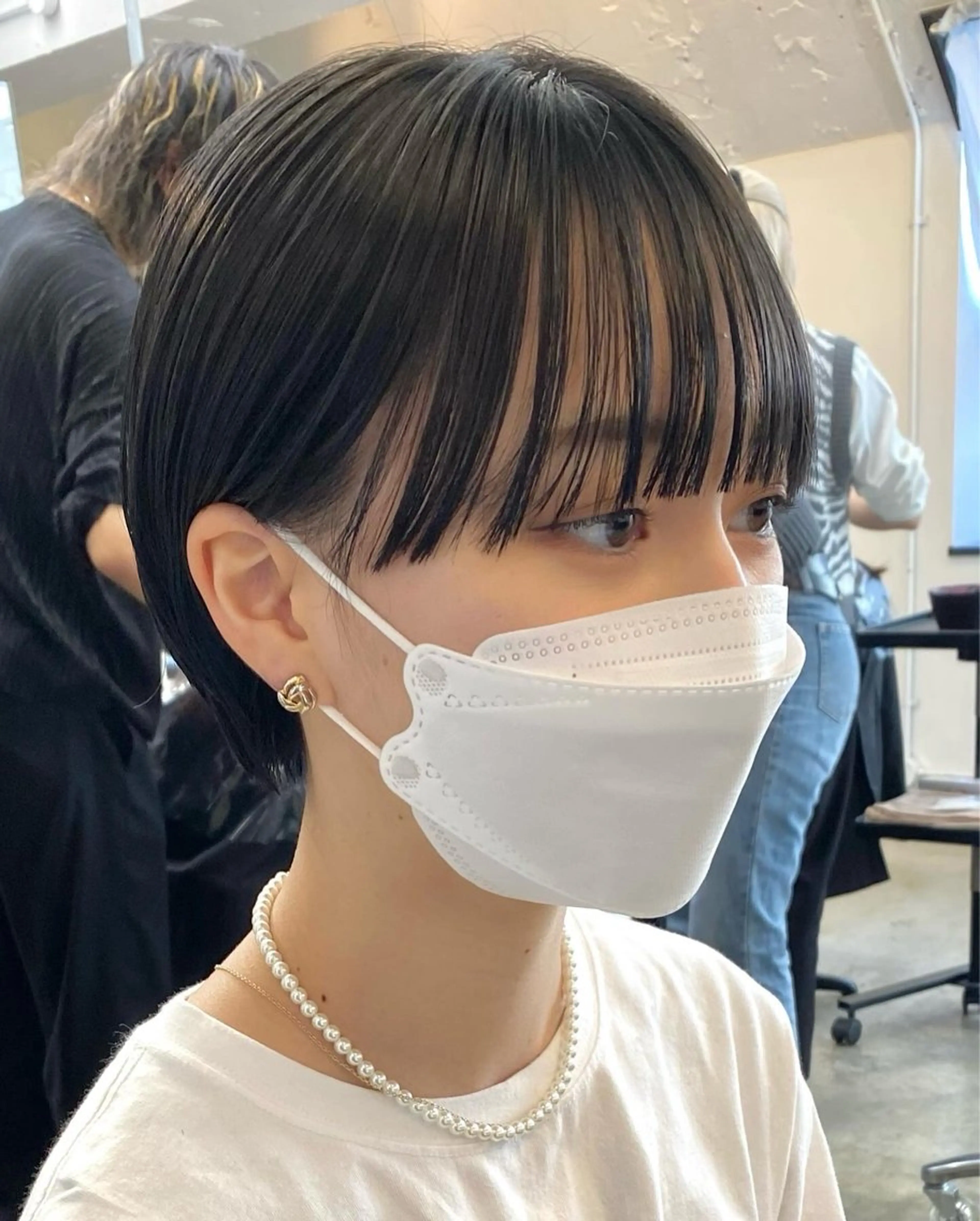 ショート カラー カット ヘアカラー トリートメント salowin三丁目所属・🟩白髪ぼかし/ ショート/ボブ/大司のヘアスタイル