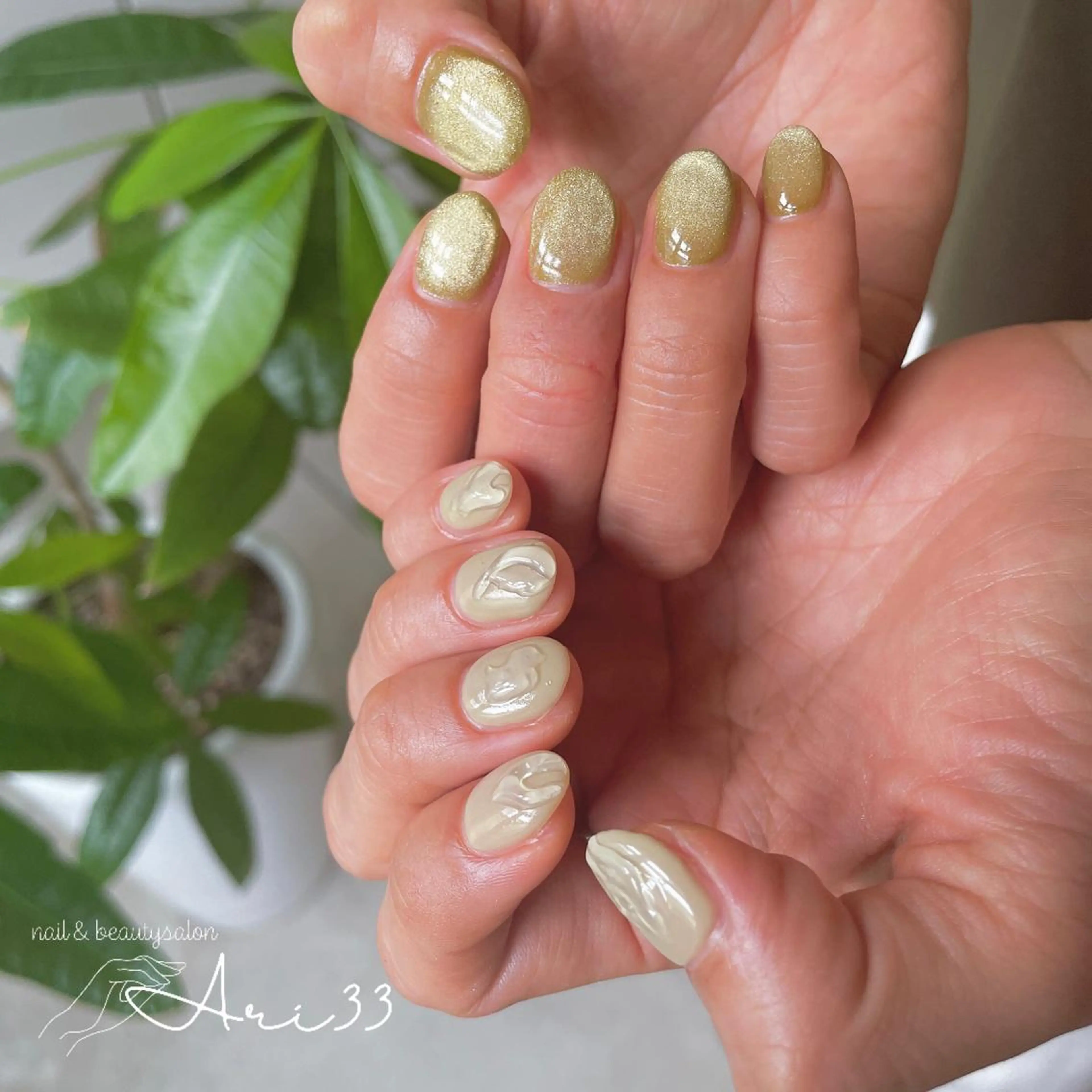 ネイル ハンドネイル プライベートサロン Ari33nailのネイルデザイン