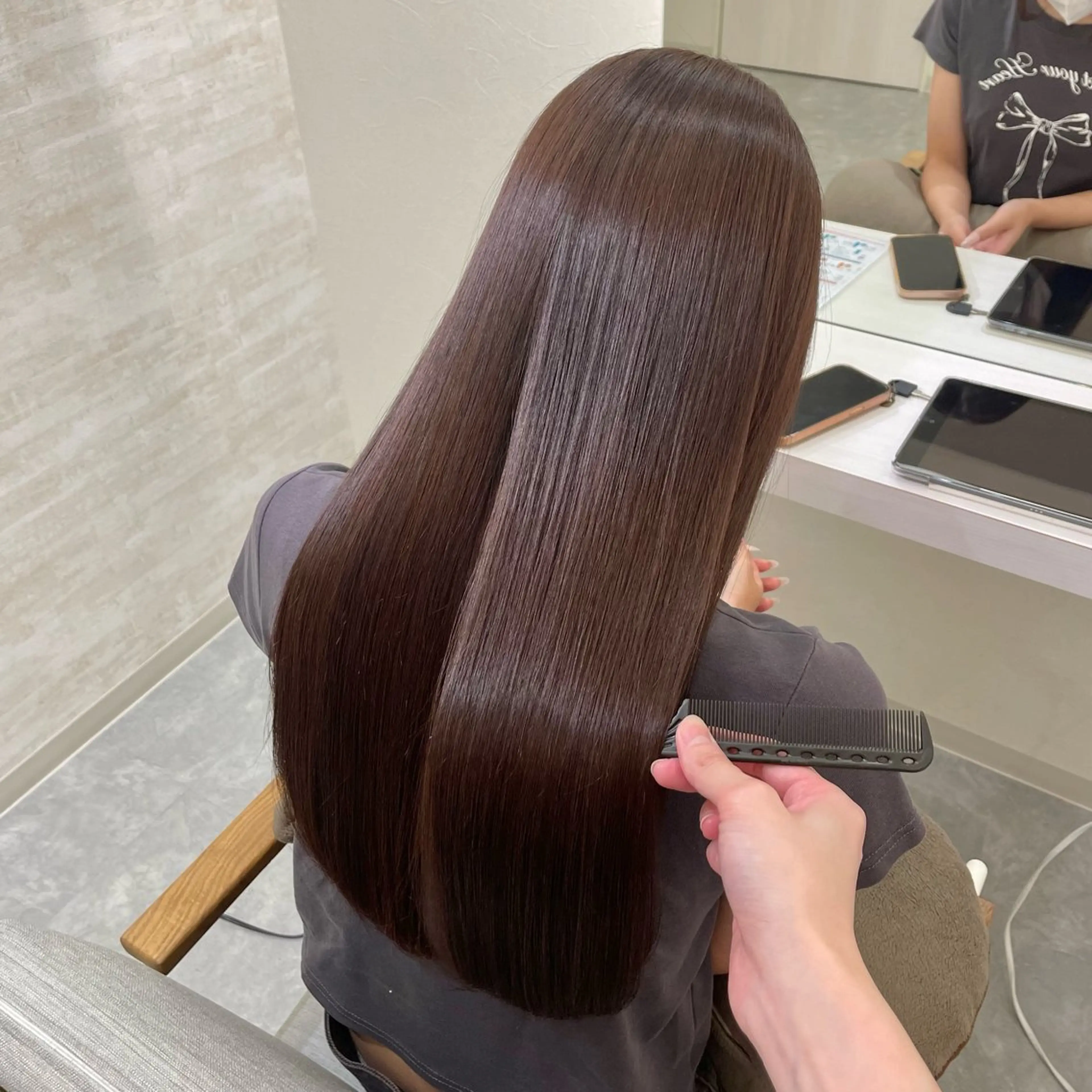 ロング 髪質改善 トリートメント カット トリートメント 髪質改善&ヘアケア /菊池琉那のヘアスタイル