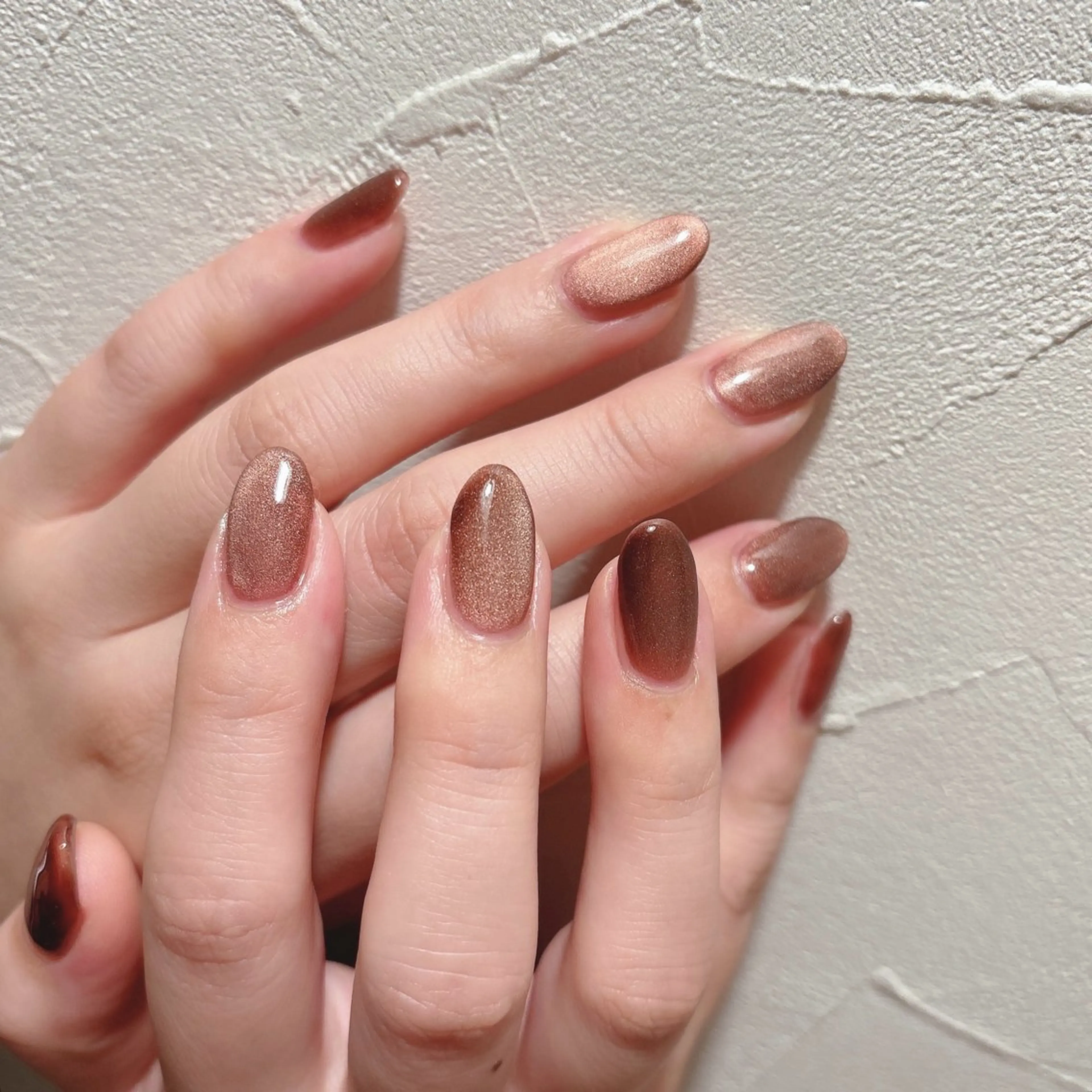ネイル ハート マグネットネイル ハンドネイル nails 🎀meのネイルデザイン