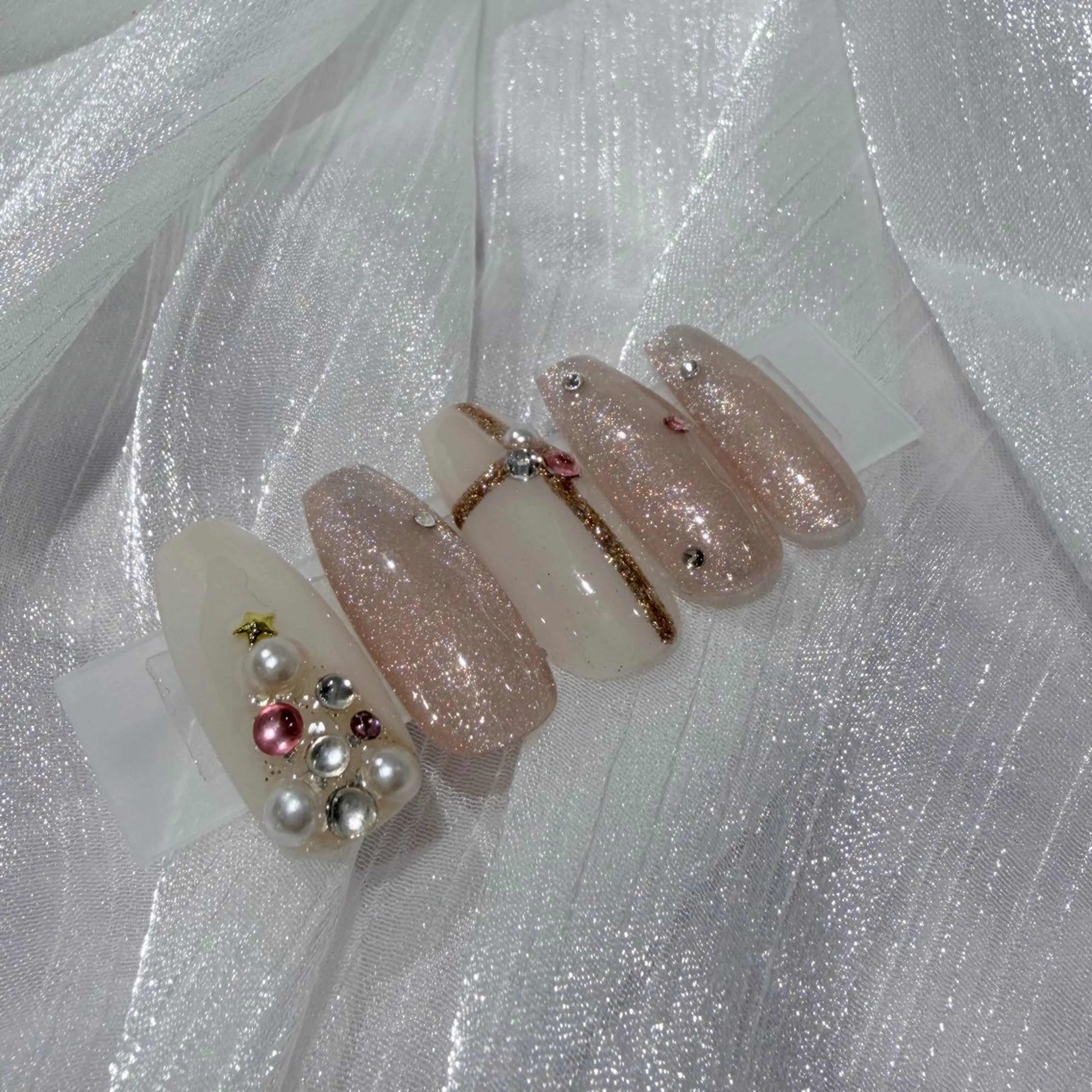 ネイル 冬ネイル クリスマス ハンドネイル MAKI🎀Nail 堺筋本町/心斎橋のネイルデザイン