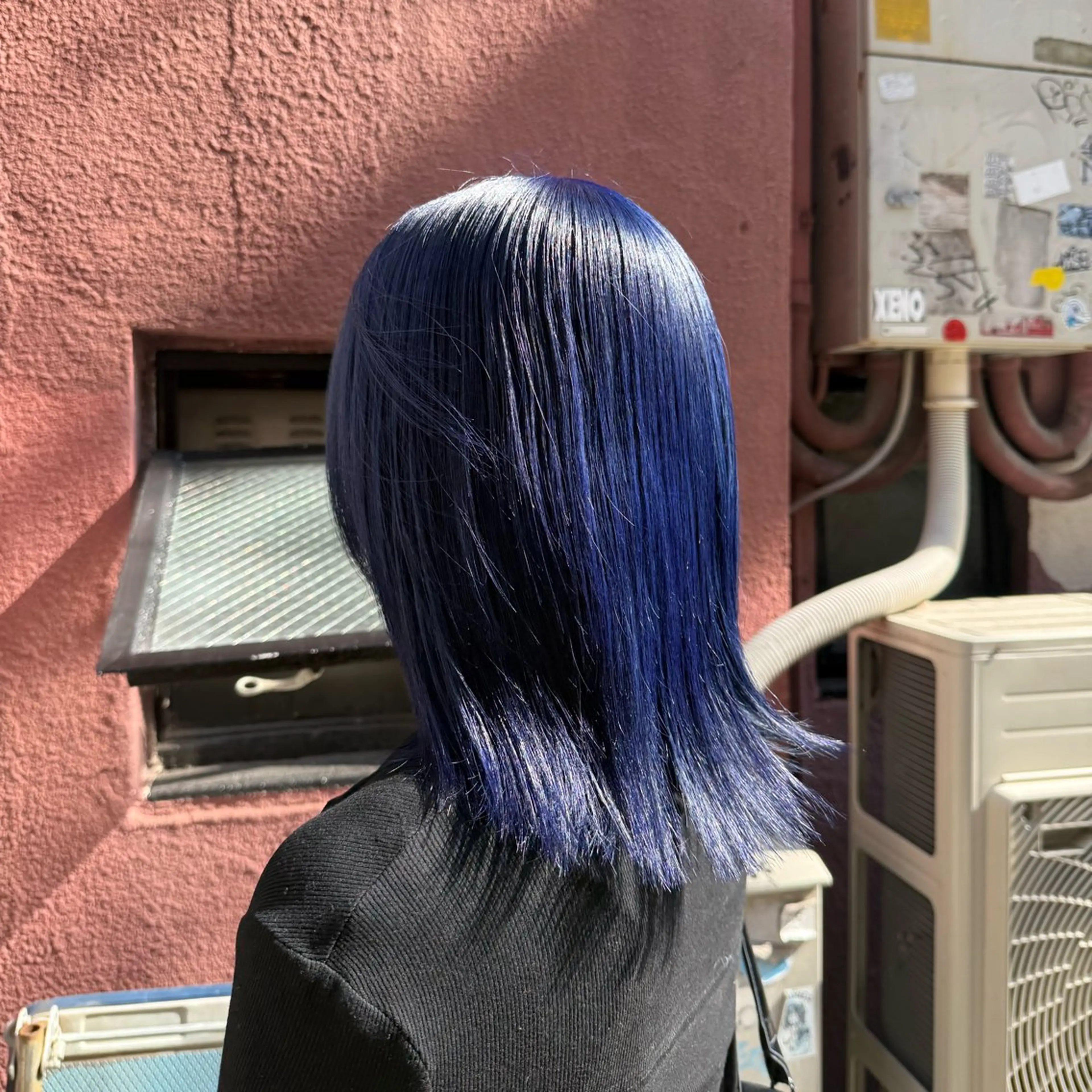 カラー ブルーカラー ケアカラー ネイビーカラー ヘアカラー 高橋 充輝のヘアスタイル