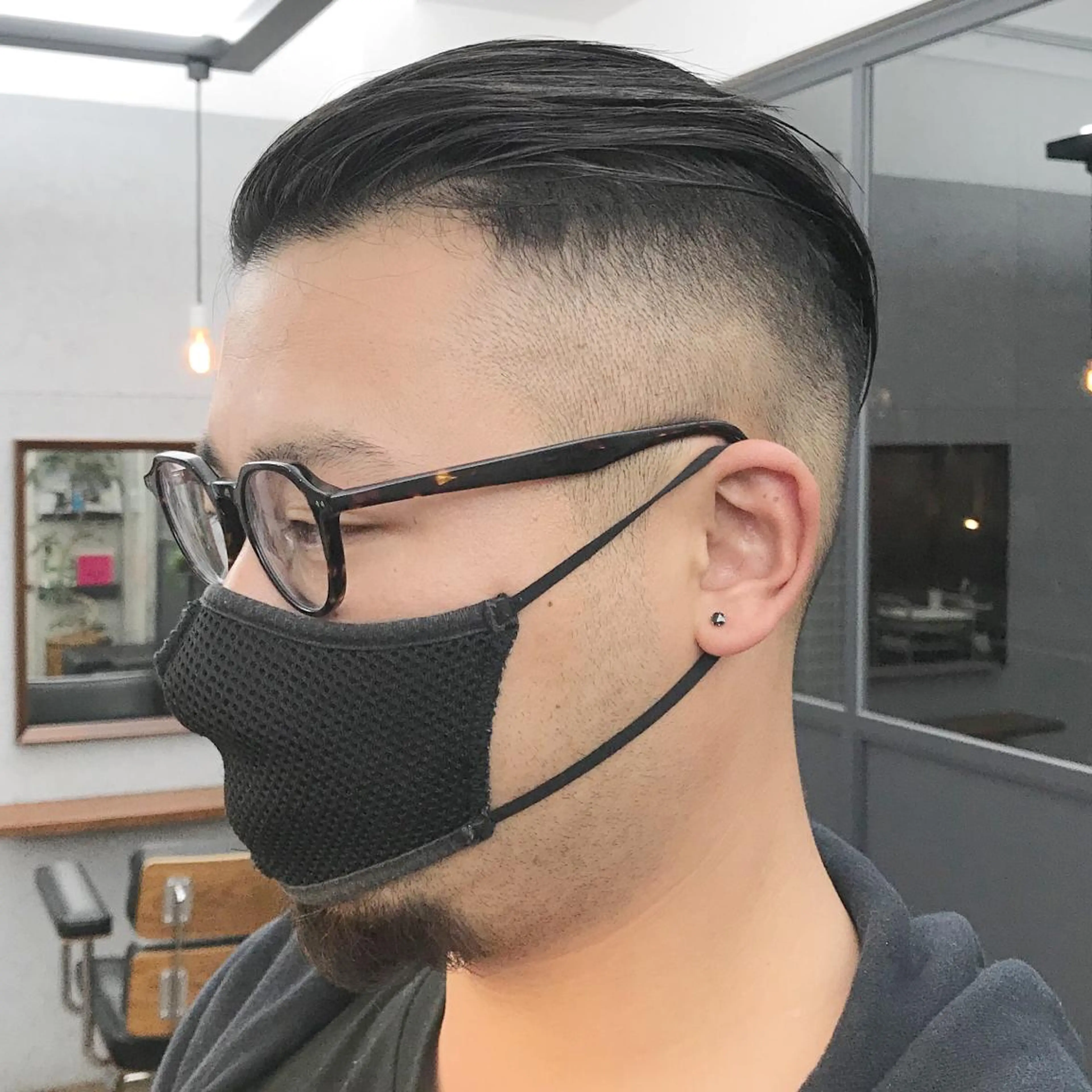 ショート メンズ フェードカット ショートヘア カット ✂︎ウルフ・ショート ✂︎MIKUNIのヘアスタイル