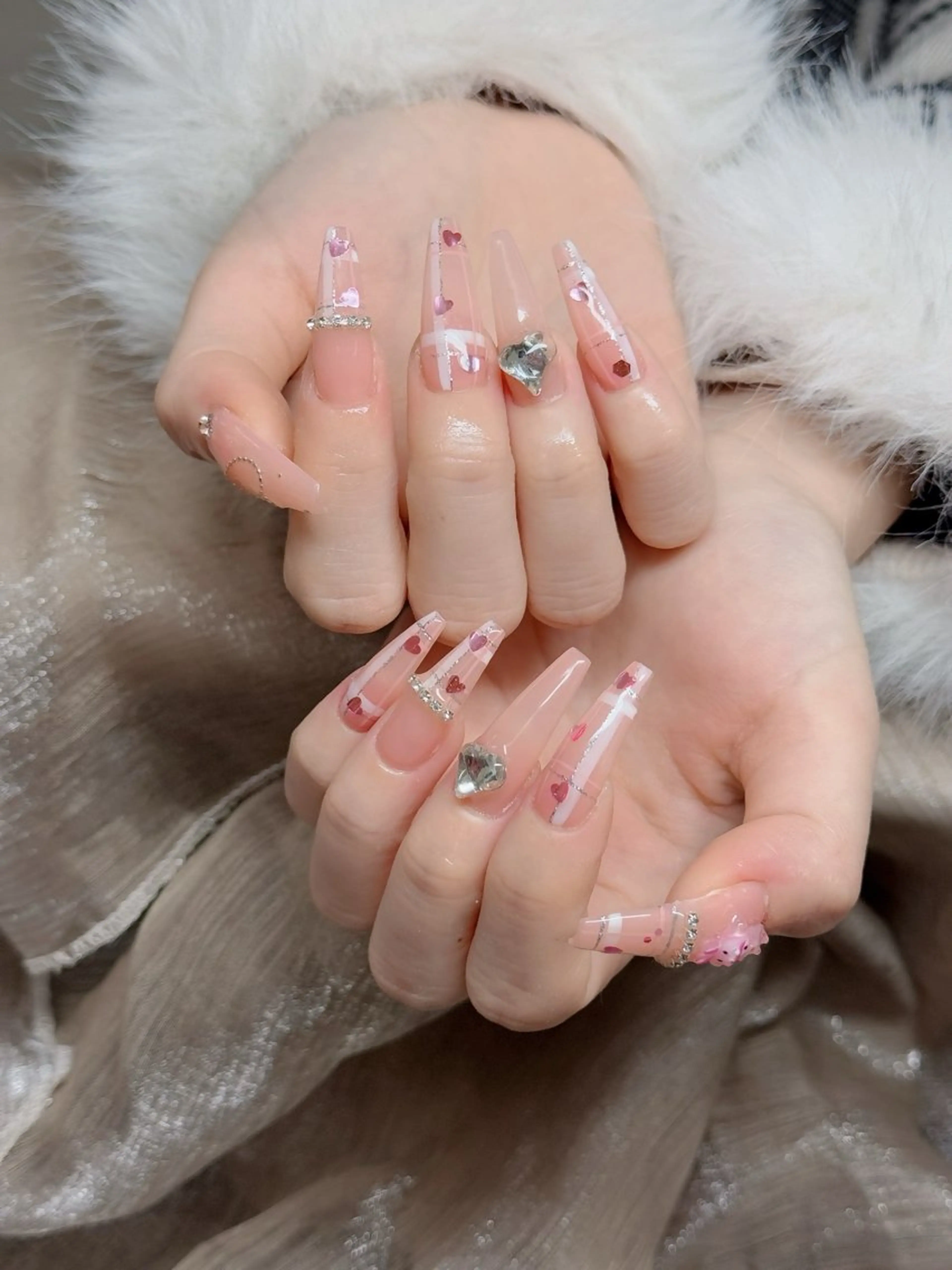 ネイル アートネイル フレンチネイル ジェルネイル 韓国ネイル マグネットネイル ハンドネイル Lenie Nail okubo所属・Lenie Nail Okuboのネイルデザイン
