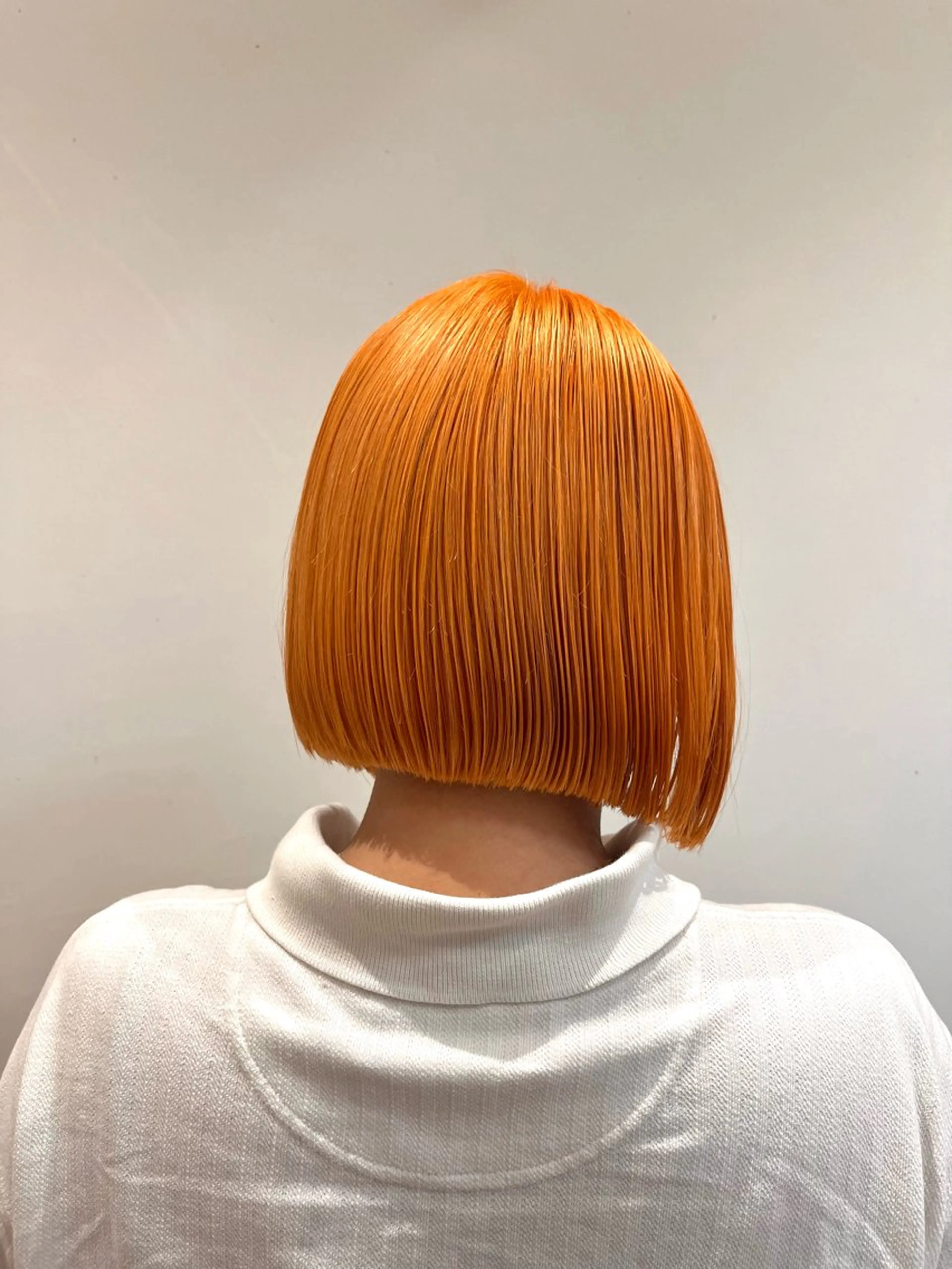 ショート カラー オレンジ ヘアカラー セジールヘアメゾン所属・韓国レイヤー/透明感 カラー🐈曾根高のヘアスタイル