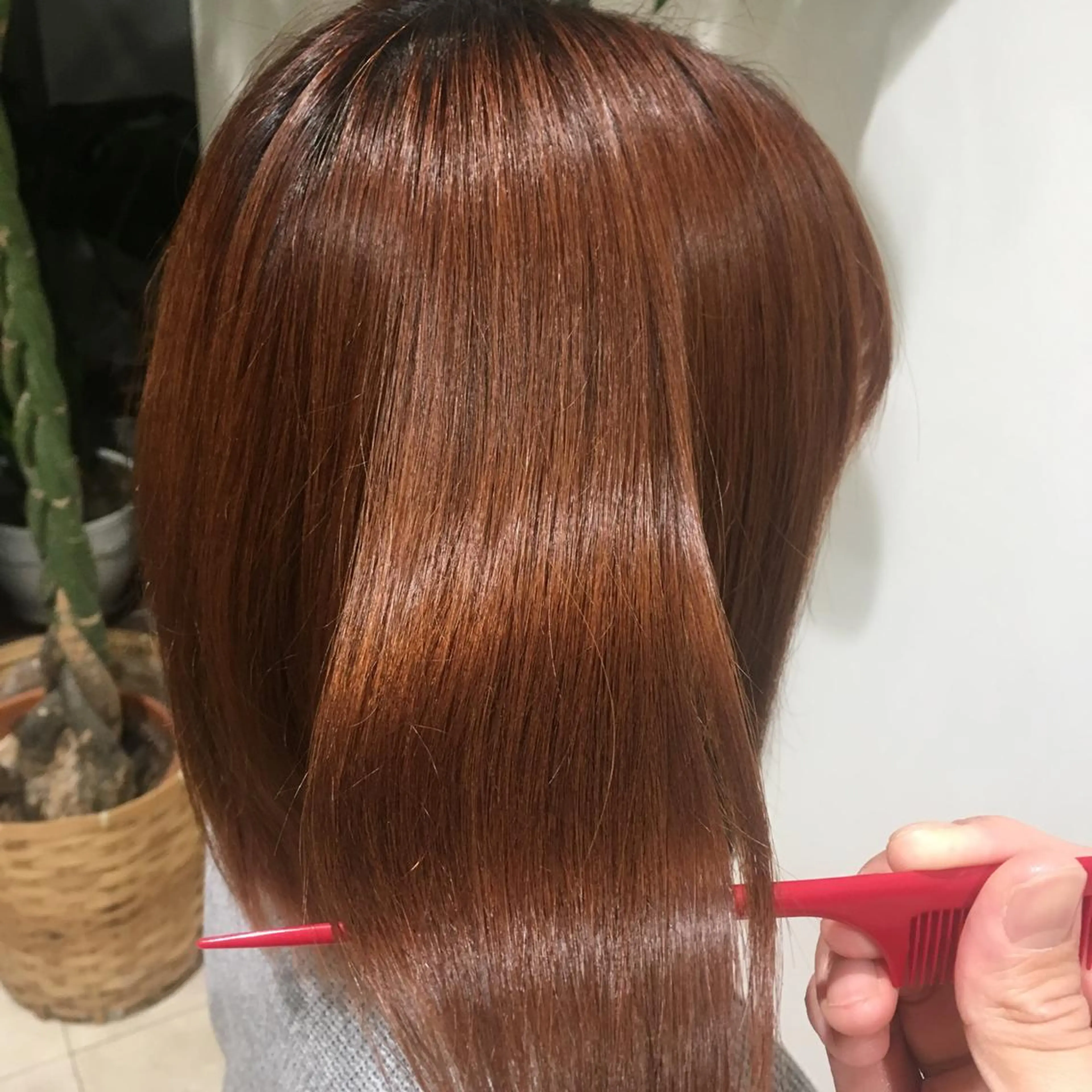 ミディアム トリートメント タナカ レイヤのヘアスタイル