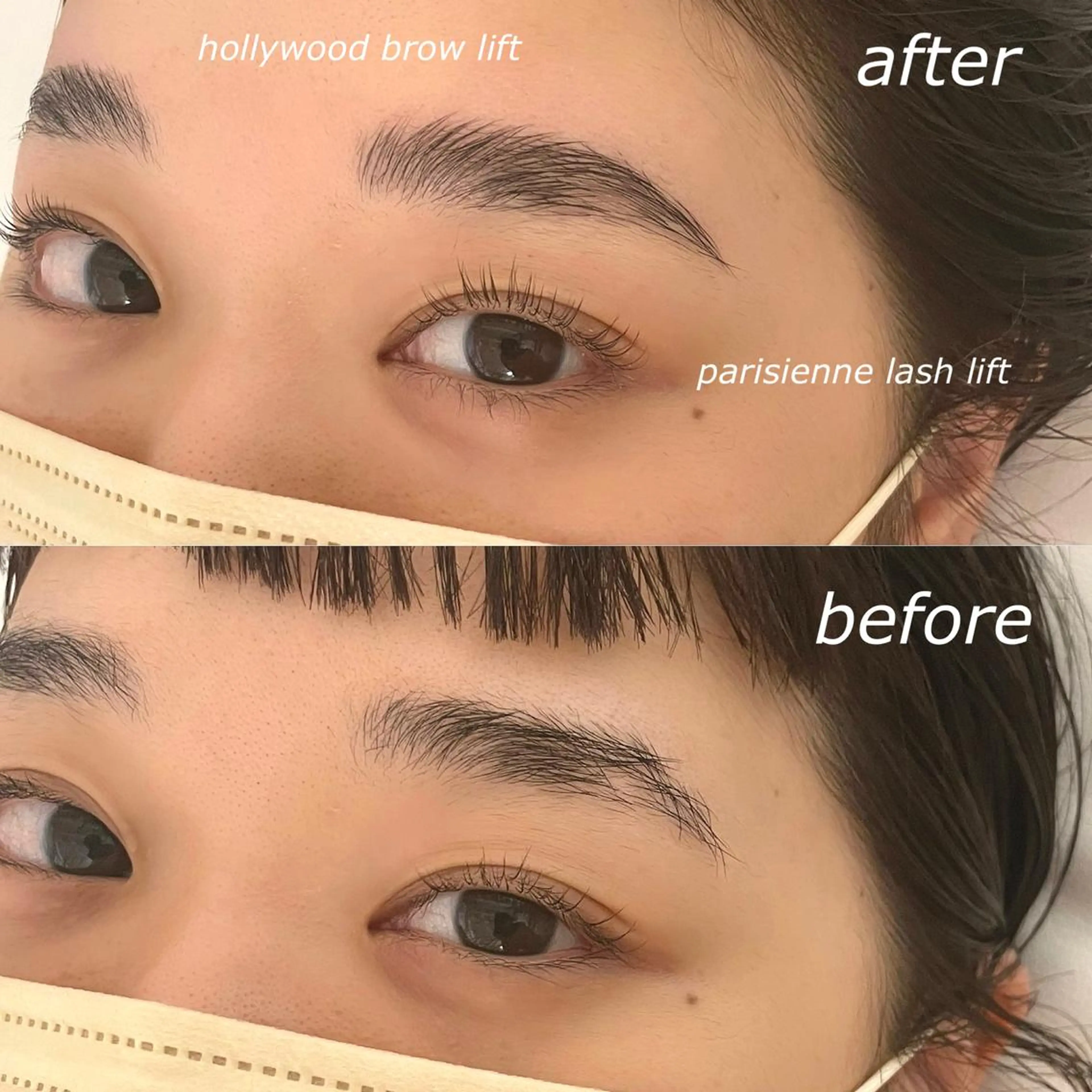 マツエク・マツパ アイブロウ ハリウッドブロウリフト パリジェンヌラッシュリフト GO TODAY SHAiRE SALON Vellmie店所属・吉祥寺kasumi 🌛eye/browのマツエク・マツパデザイン