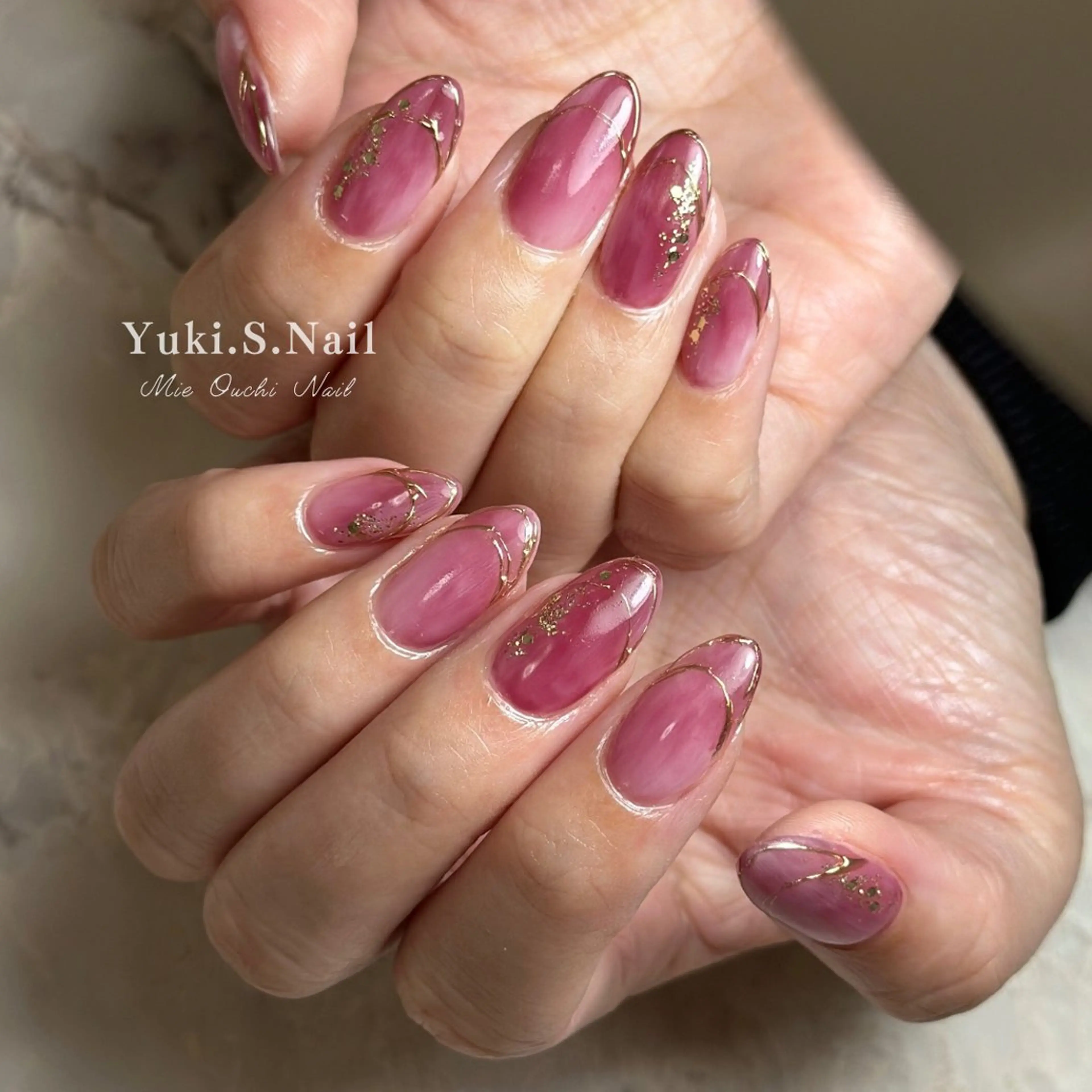 ロング ハンドネイル Yuki S.Nailのネイルデザイン