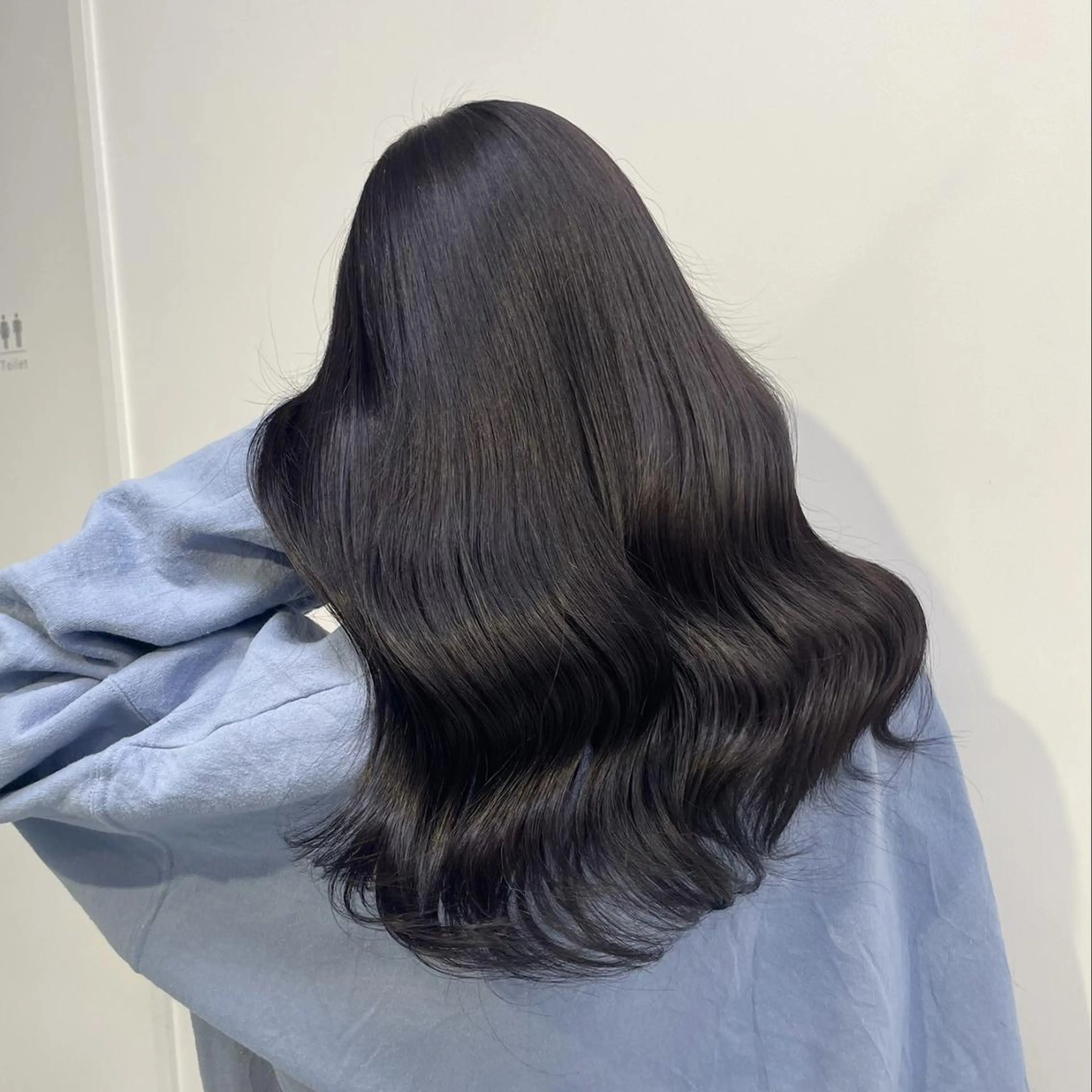 カラー 冬の透明感🩶レイヤ ー🩶上野BABYのヘアスタイル