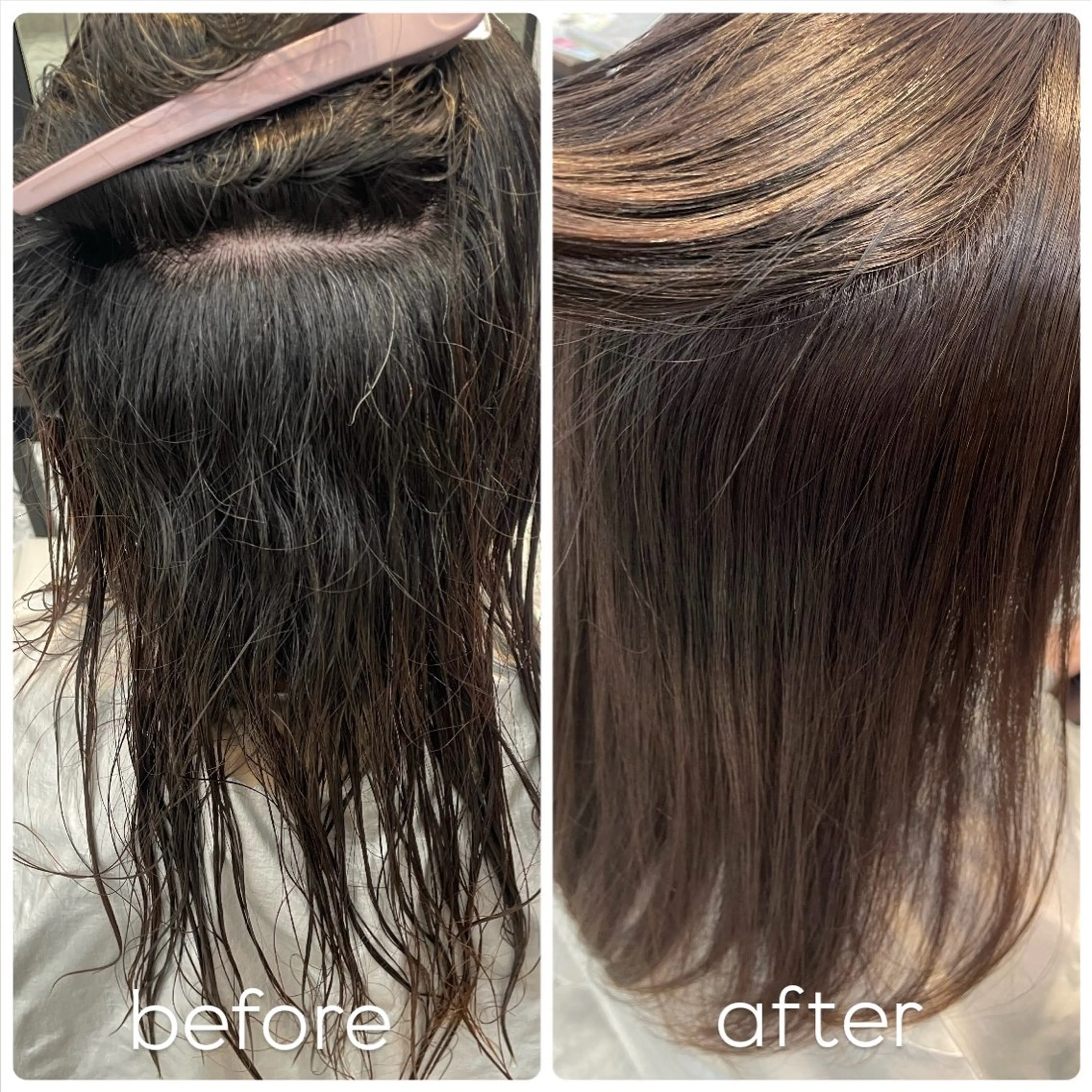 ロング カラー パーマ カット ヘアカラー トリートメント ヘッドスパ ヘアセット レイヤー/透明感/ 髪質改善🩵NANAのヘアスタイル